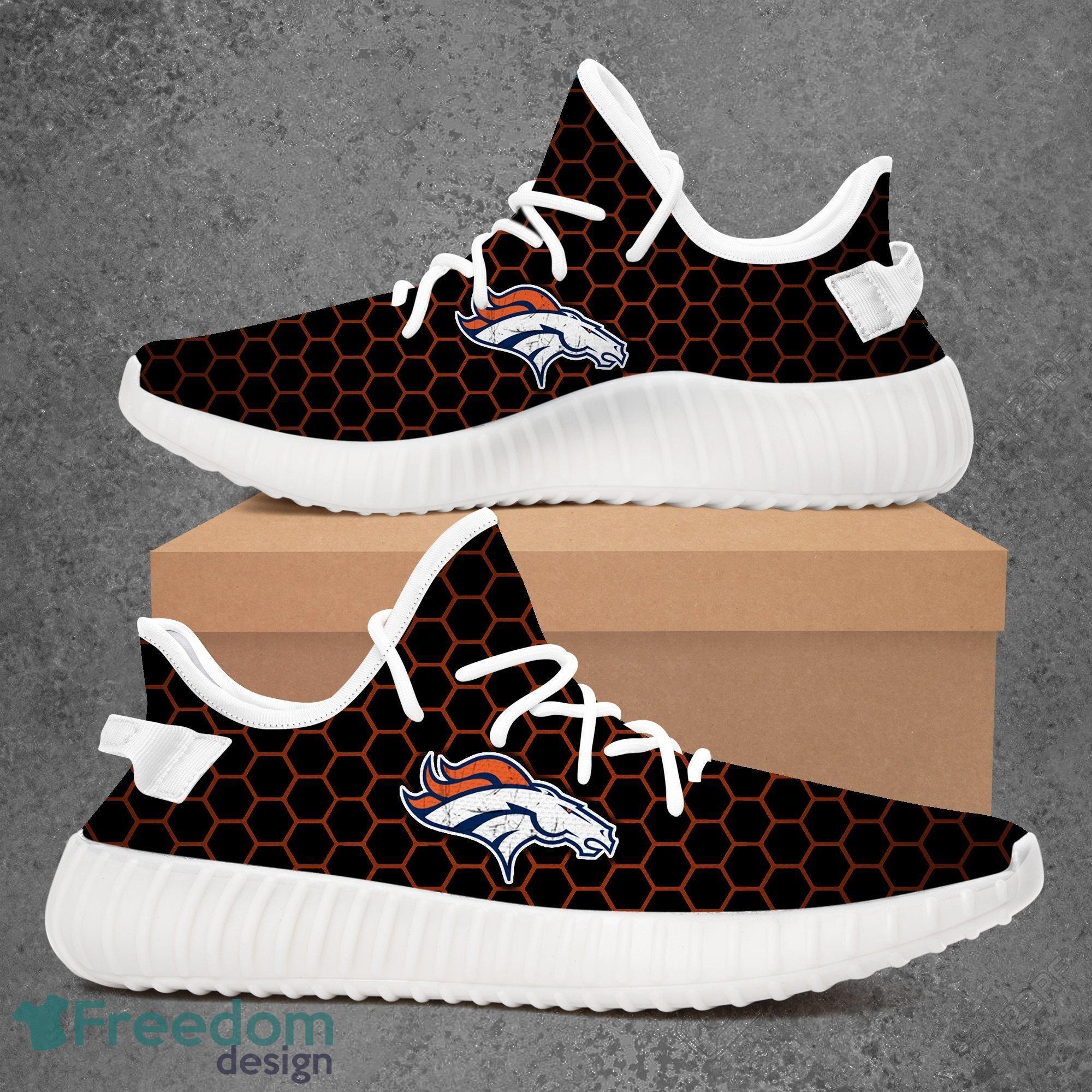 Custom Yeezy Running Shoes For Men Women Denver Broncos NFL