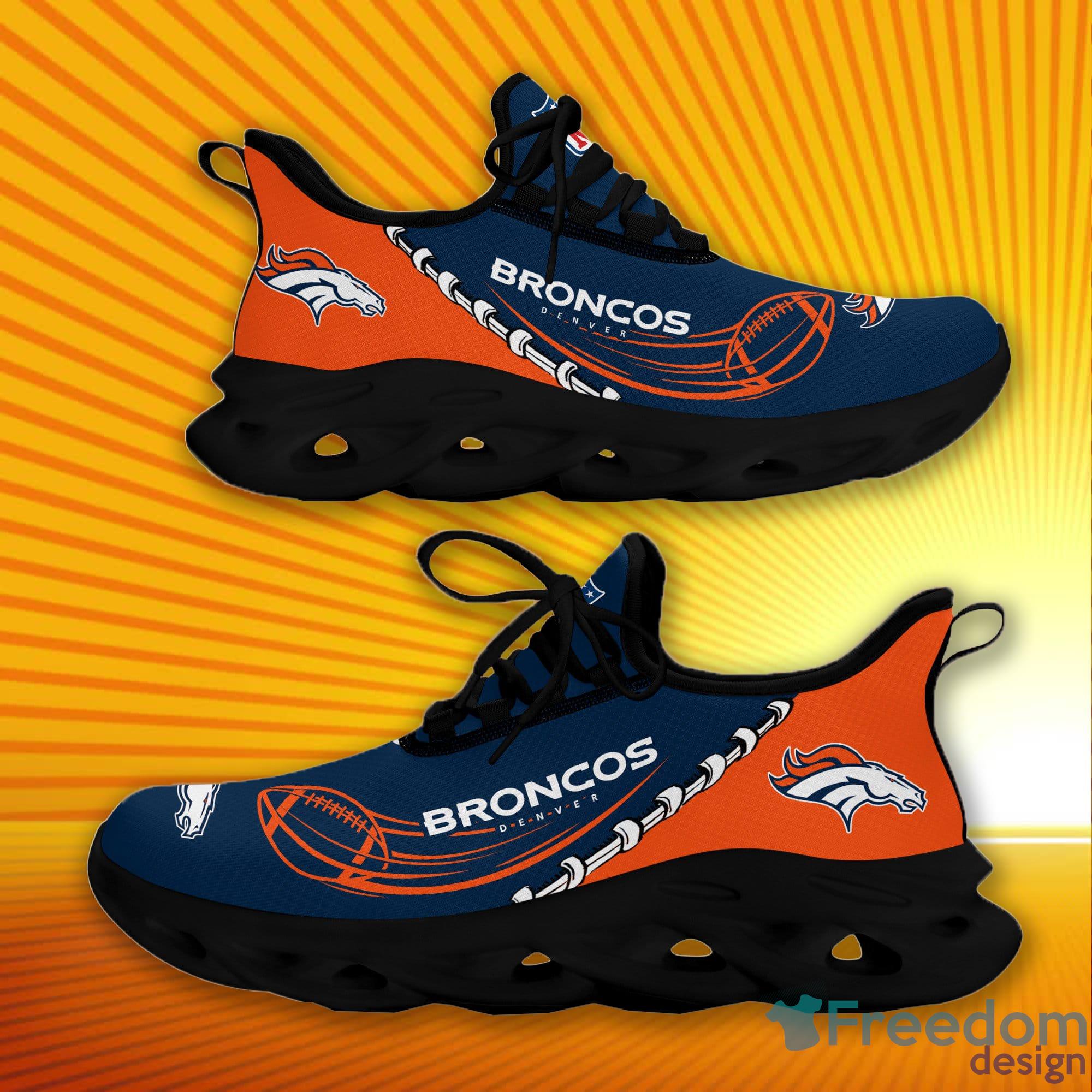 Denver Broncos NFL Striped Style Special Max Soul Shoes Running