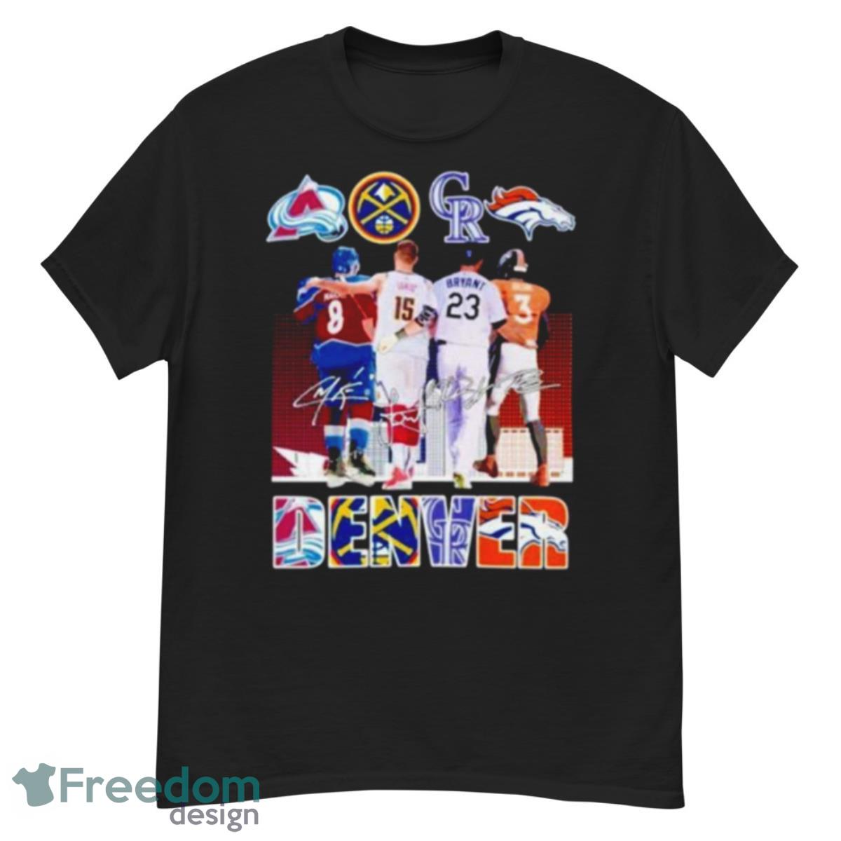 Denver Ice Hockey Basketball Baseball Football Signatures Players Shirt - G500 Men’s Classic T-Shirt