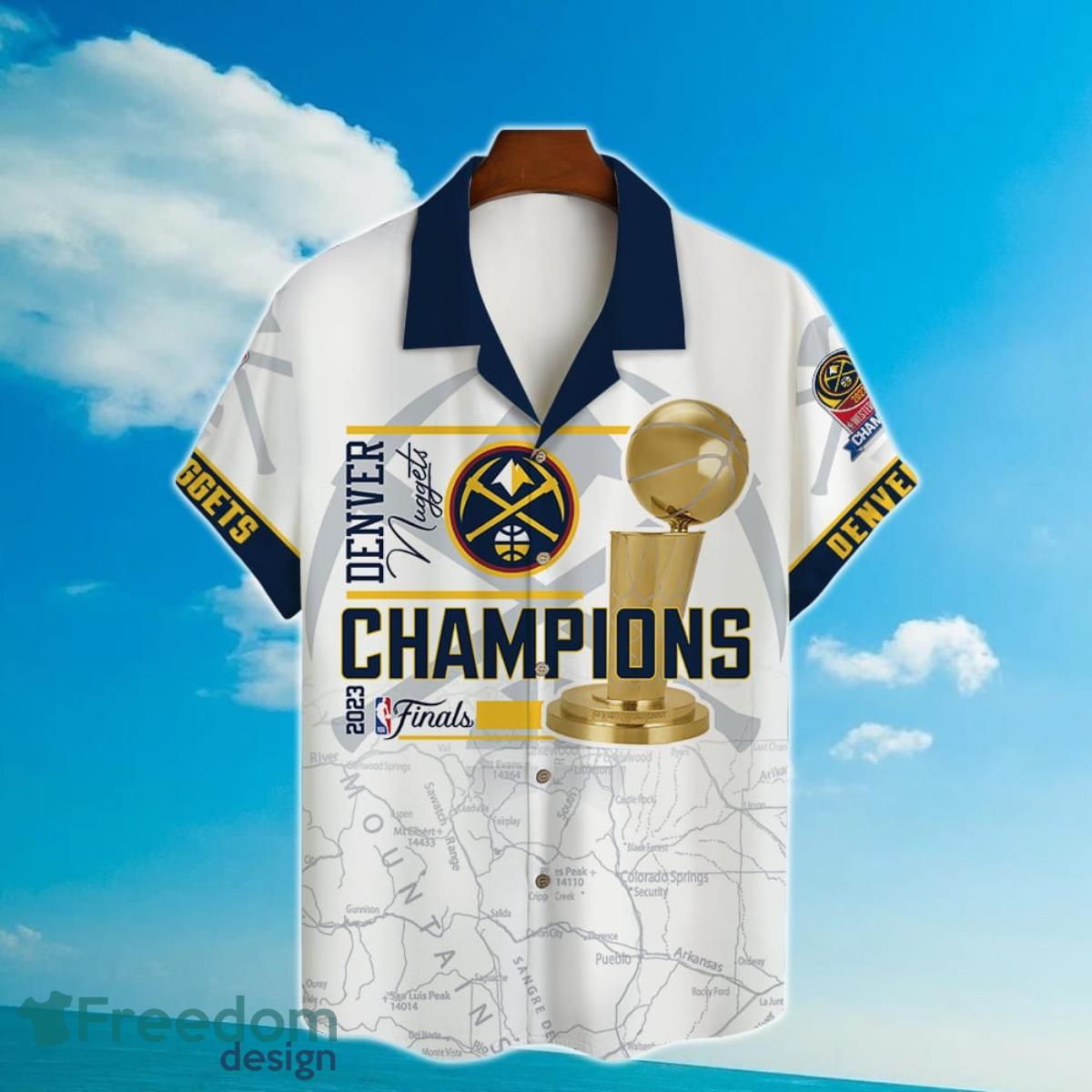 Denver Nuggets 1st NBA Champions 3D Print Hawaiian Shirt For Men Women Product Photo 2