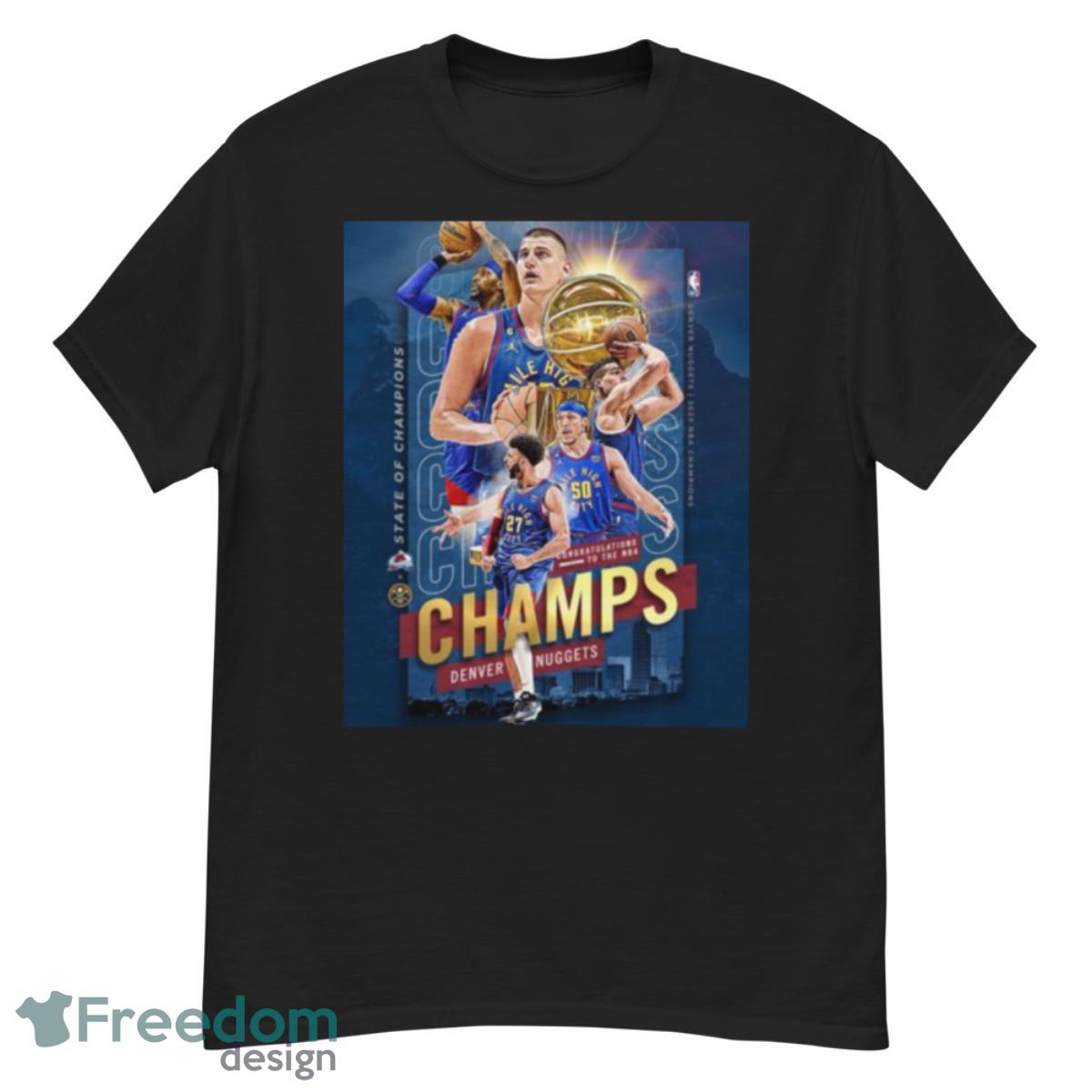 Denver Nuggets 2023 NBA Champions Congratulations To The NBA Shirt - G500 Men’s Classic T-Shirt