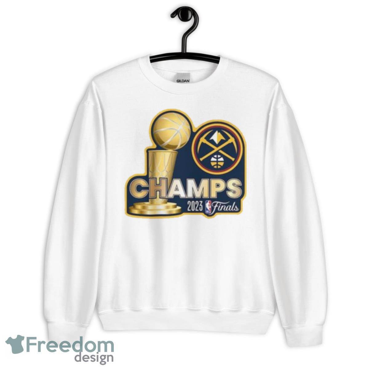 Denver Nuggets 2023 NBA Finals Champions Two Pack Shirt - Unisex Heavy Blend Crewneck Sweatshirt