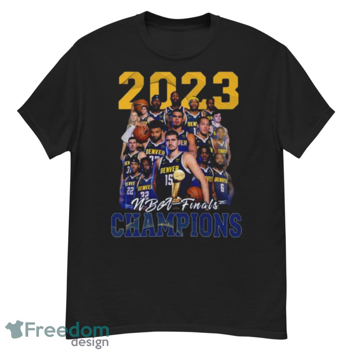 Denver Nuggets 2023 Team Players NBA Finals Champions Shirt - G500 Men’s Classic T-Shirt