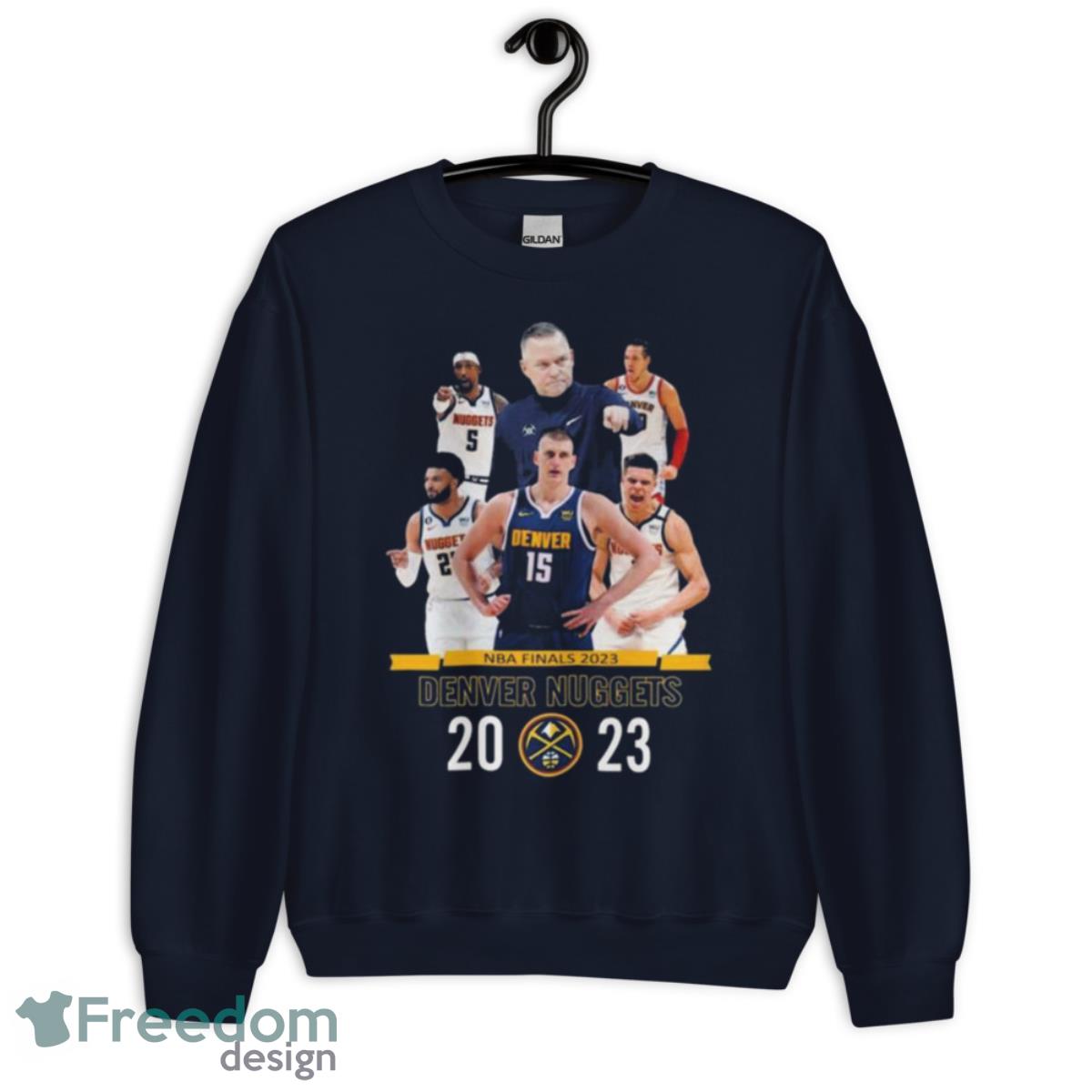 Denver Nuggets Basketball NBA Finals 2023 Shirt - Unisex Crewneck Sweatshirt-1