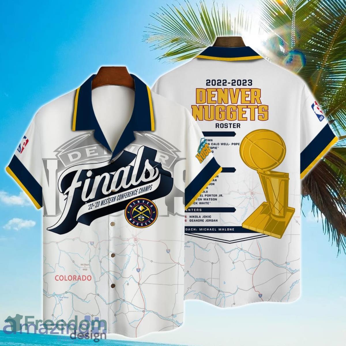 Denver Nuggets NBA Champions 3D Print Hawaiian Shirt Product Photo 1