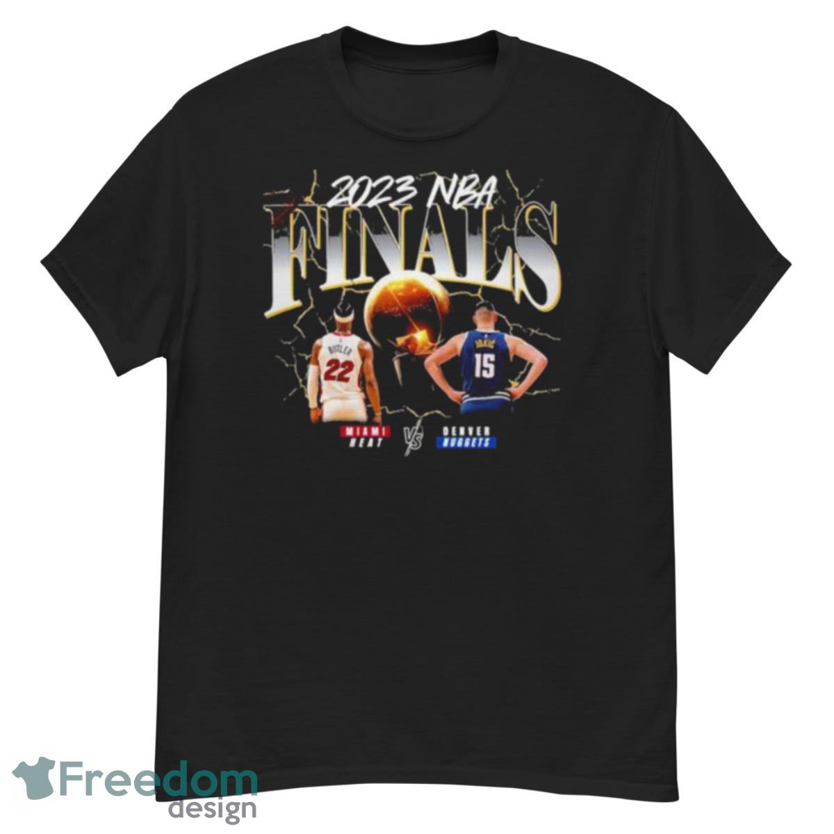 Denver Nuggets Vs Miami Heat 2023 NBA Finals Matchup Butler Vs Jokic Shirt - G500 Men’s Classic T-Shirt
