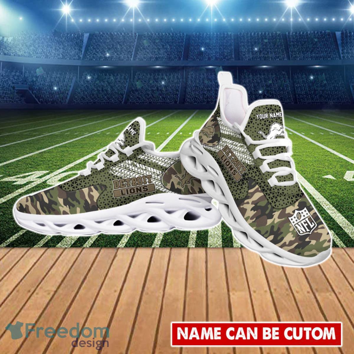 Detroit Lions NFL Clunky Max Soul Shoes Custom Unique Gift For