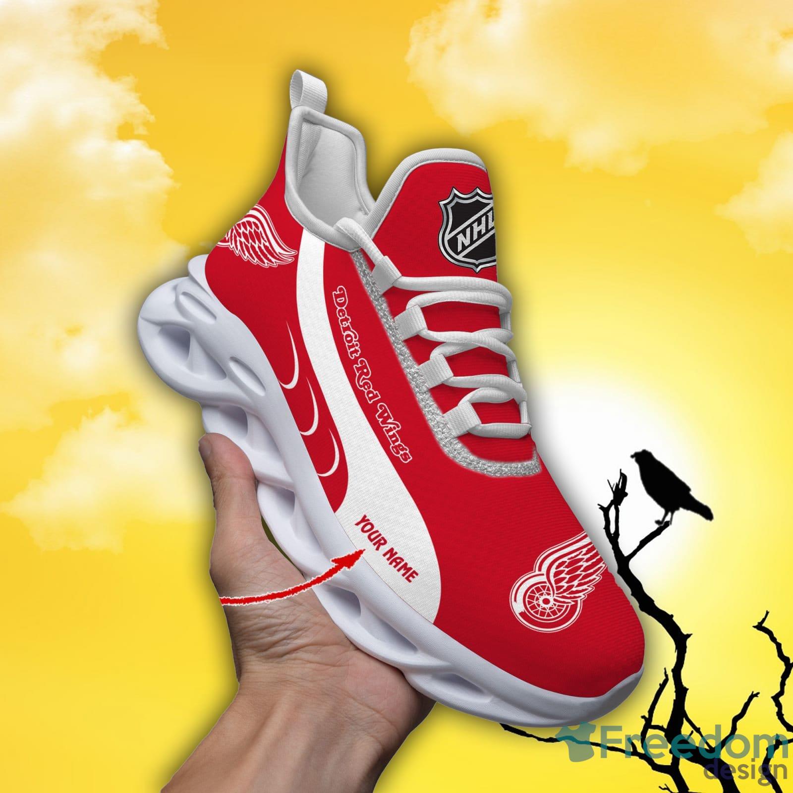 Custom Name Detroit Red Wings Air Jordan 13 Sneaker Shoes