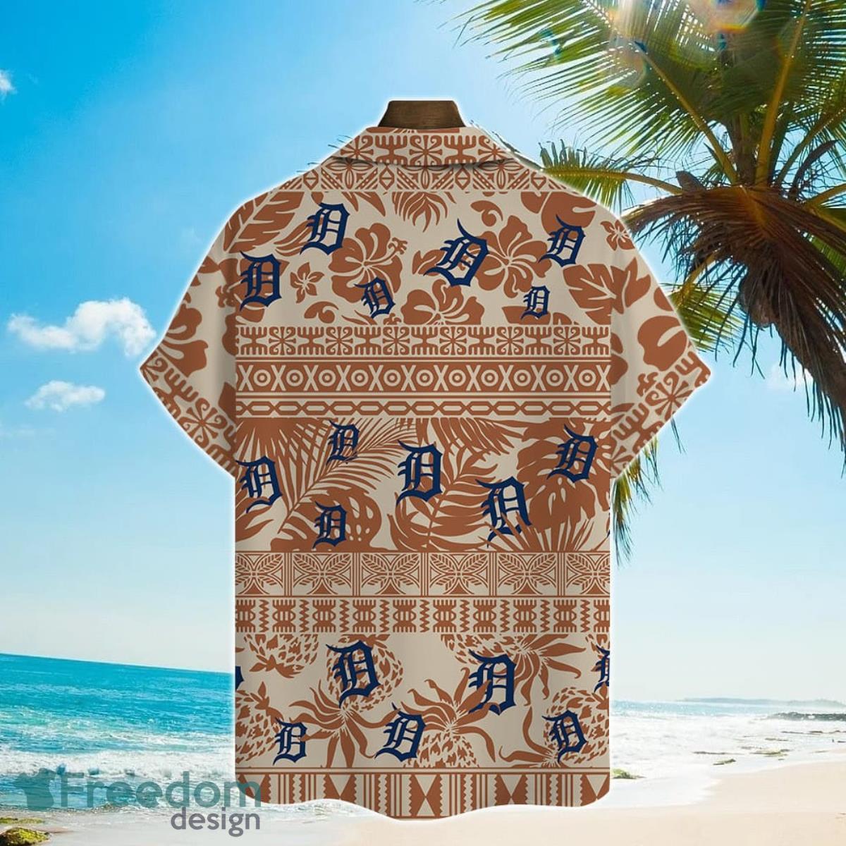 Detroit Tigers MLB Hawaiian Shirt Custom Tropical Aloha Shirt