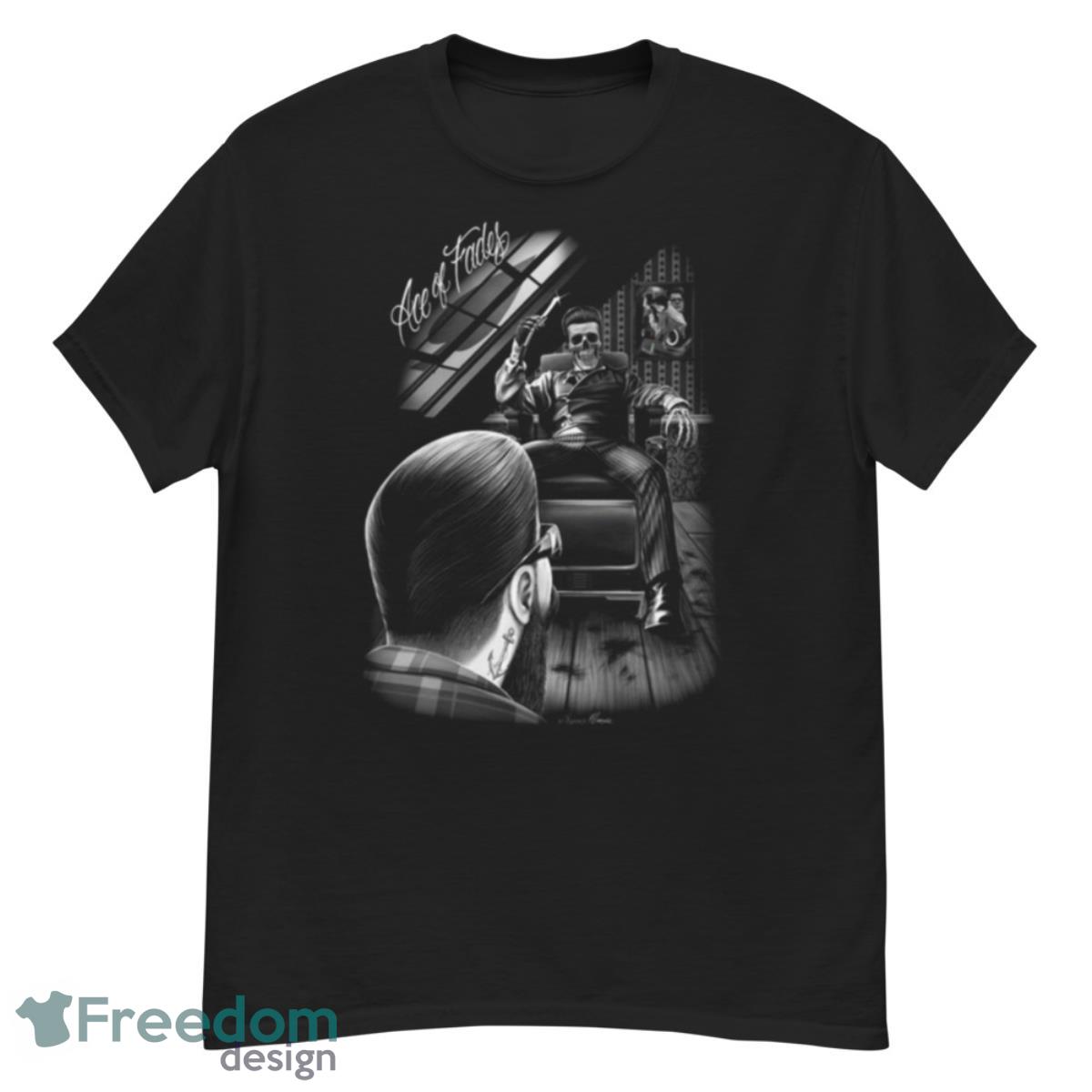 DGA David Gonzales Art Fresh Cut Ace Of Fades Barber Rockabilly Tattoos T Shirt - G500 Men’s Classic T-Shirt