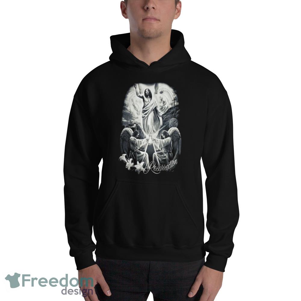 DGA Resurrection Graphic T Shirt - 18500 Unisex Heavy Blend Hooded Sweatshirt DGA Resurrection Graphic T Shirt - 18500 Unisex Heavy Blend Hooded Sweatshirt