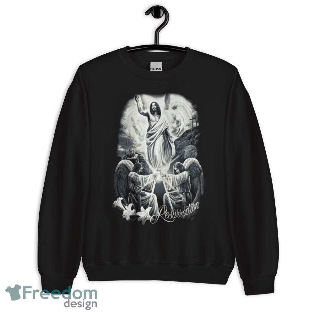 DGA Resurrection Graphic T Shirt - 18000 Unisex Heavy Blend Crewneck Sweatshirt DGA Resurrection Graphic T Shirt - 18000 Unisex Heavy Blend Crewneck Sweatshirt