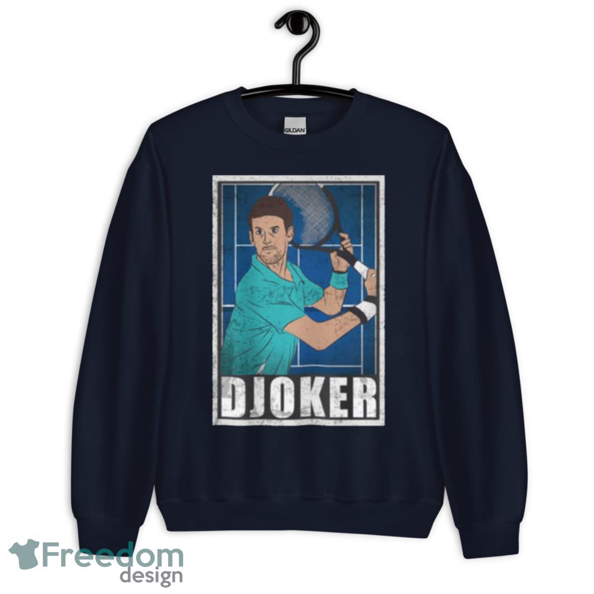 Djokovic Tennis Player Hero Vintage Djoker Shirt - Unisex Crewneck Sweatshirt-1