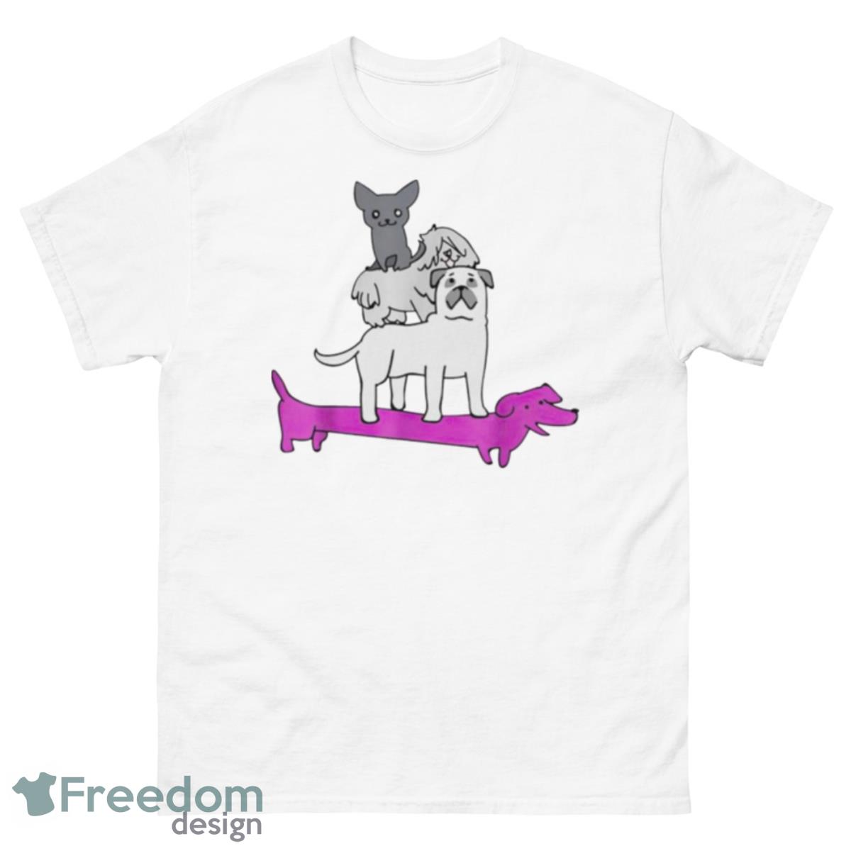 Dog Pile Asexual Pride Shirt - 500 Men’s Classic Tee Gildan