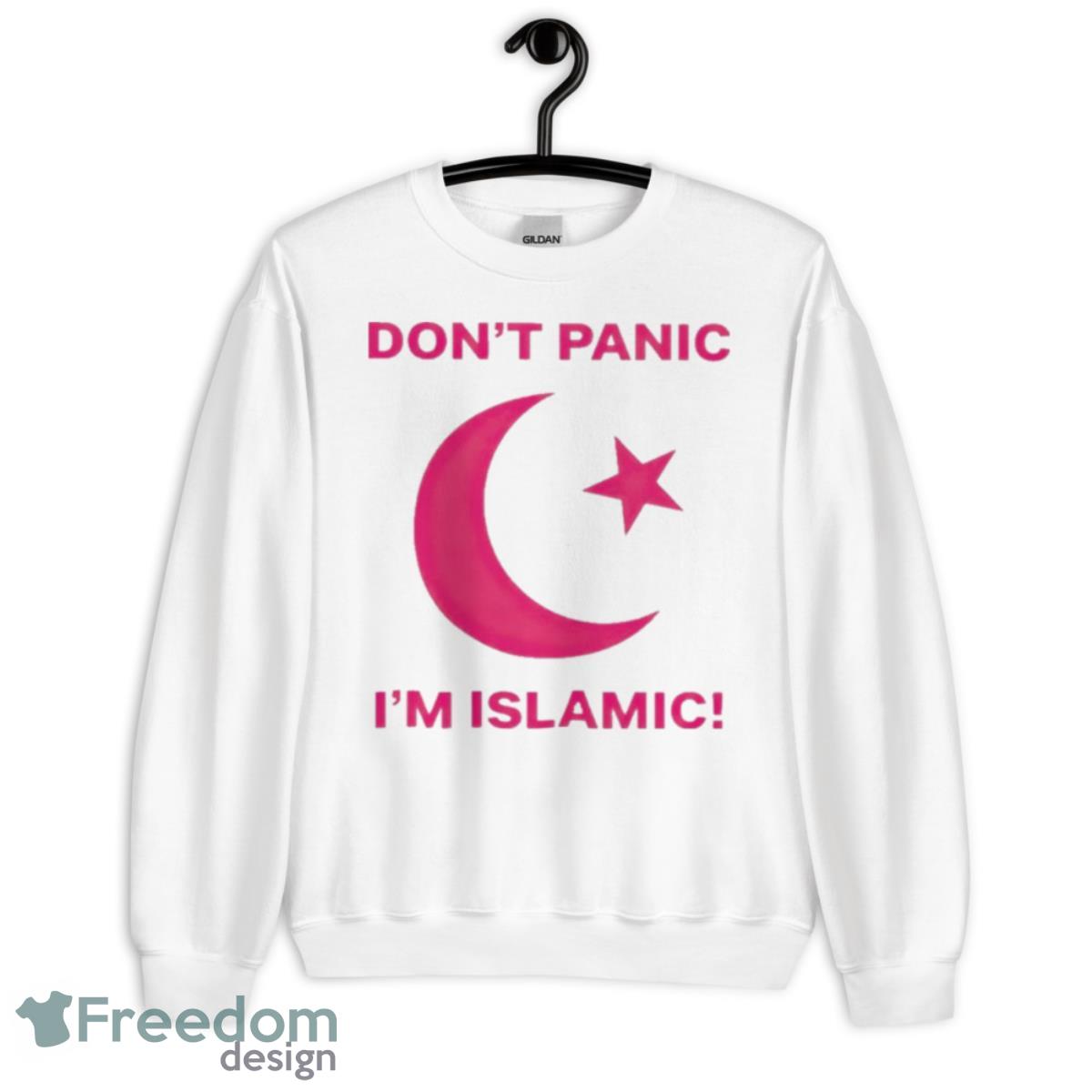 Don’t panic i’m islamic shirt - Unisex Heavy Blend Crewneck Sweatshirt