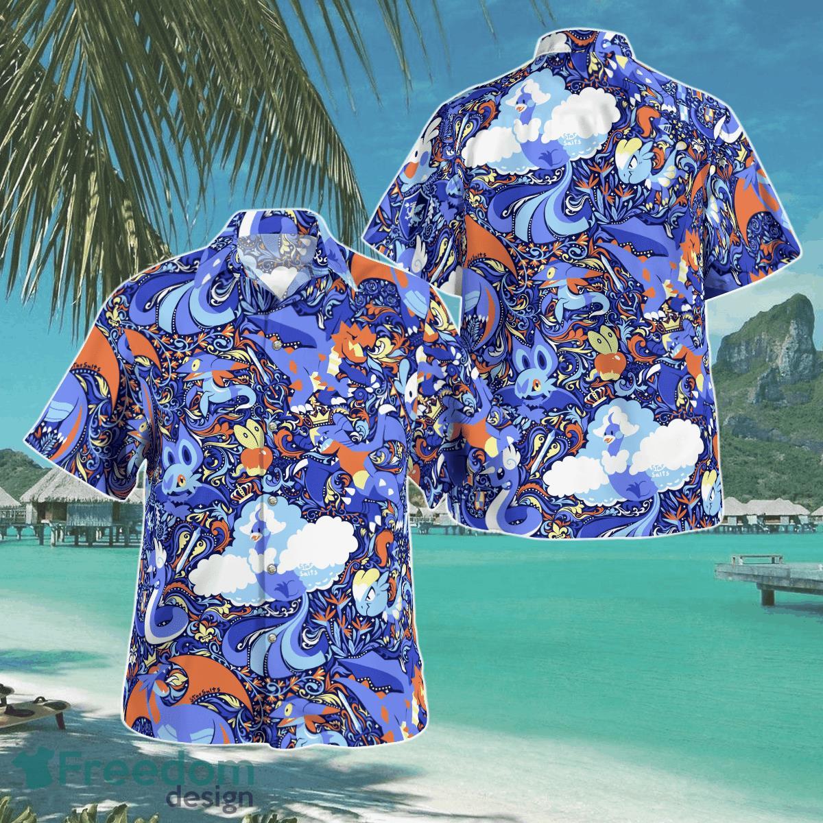 Dragon Pokmon Shirt Aloha Shirt For Men Women Product Photo 1