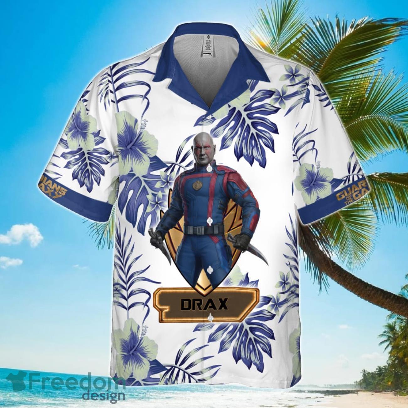 Drax Guardians Of The Galaxy 2023 Hawaiian Shirt Product Photo 2