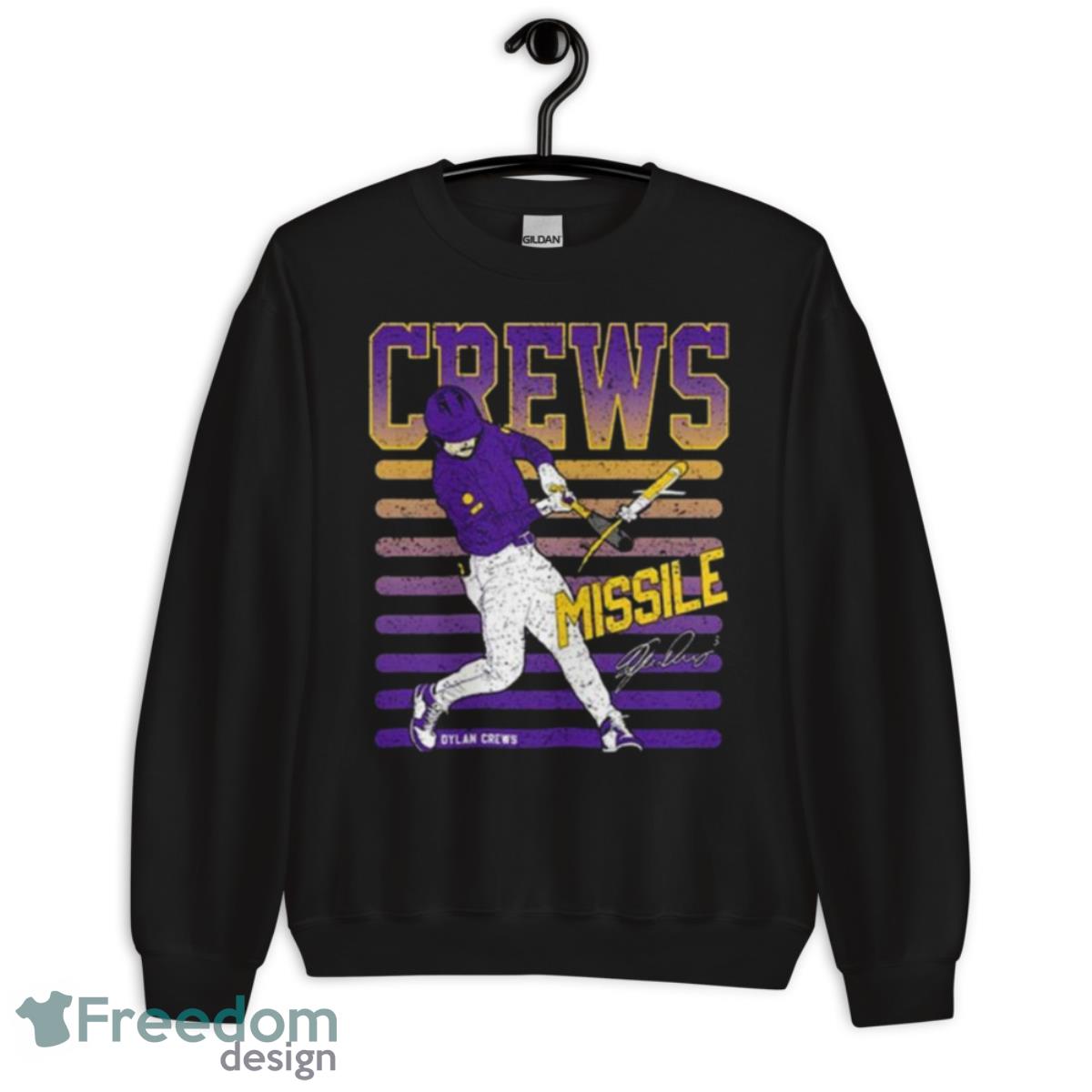 Dylan Crews Crews Missile Signature Shirt image Dylan Crews Crews Missile Signature Shirt - Unisex Crewneck Sweatshirt