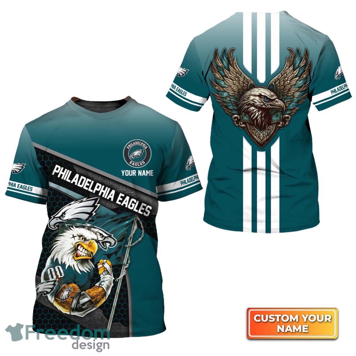 Eagle Fans Super Bowl Personalized Name 3D Tshirt Product Photo 2