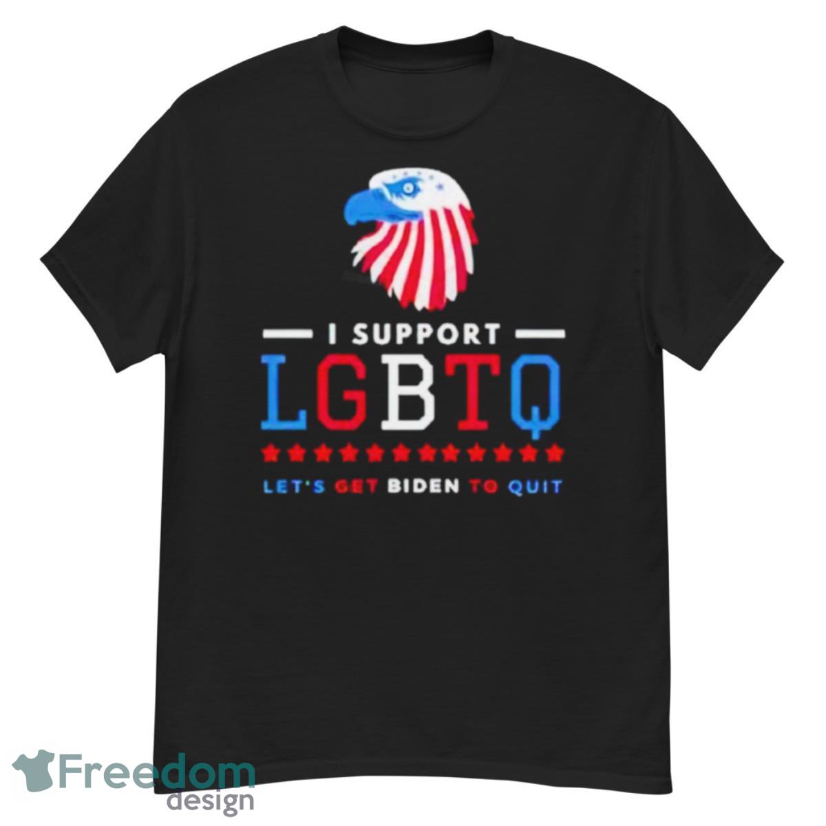 Eagles i support LGBTQ let’s get Biden to quit shirt - G500 Men’s Classic T-Shirt
