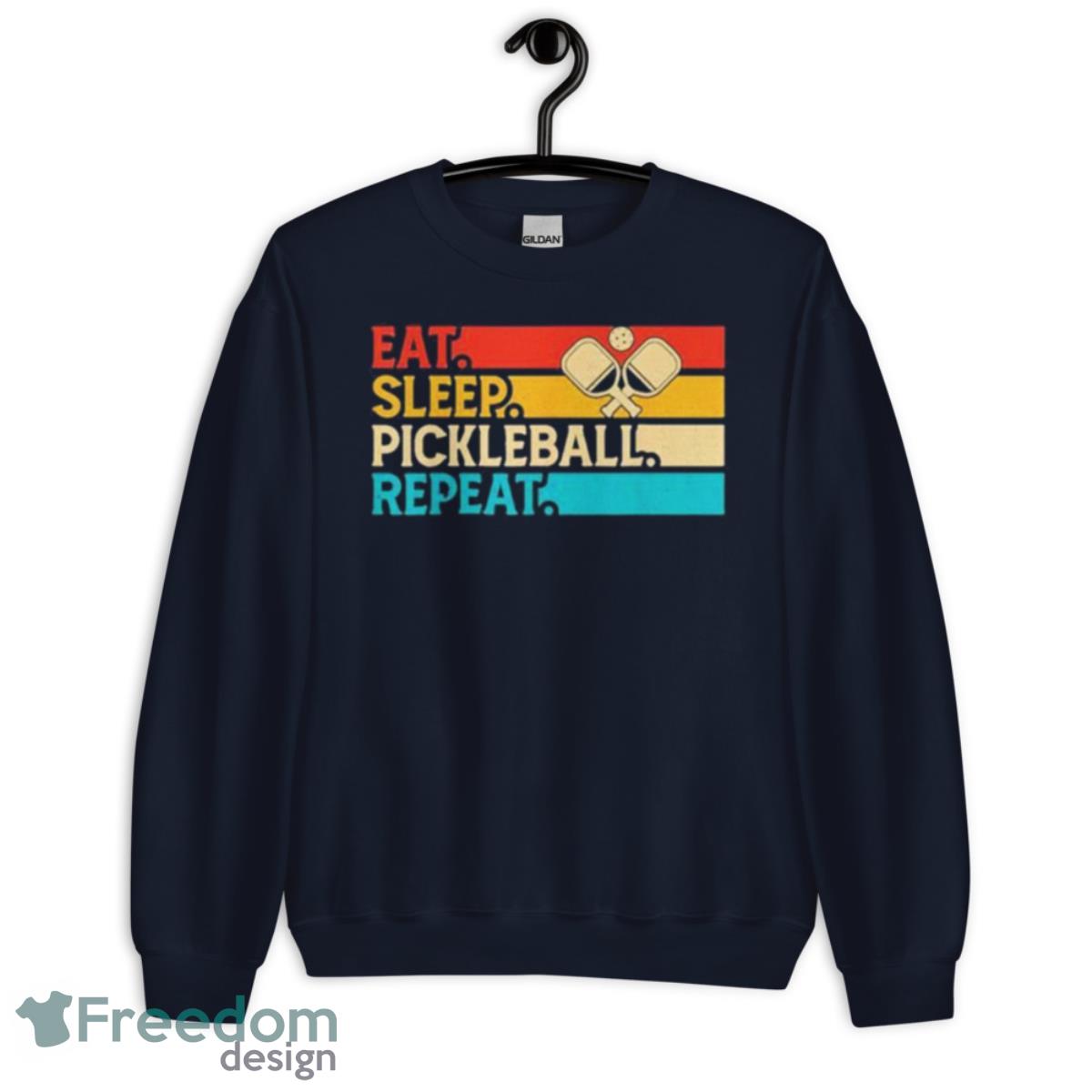 Eat Sleep Pickleball Repeat Shirt - Unisex Crewneck Sweatshirt-1
