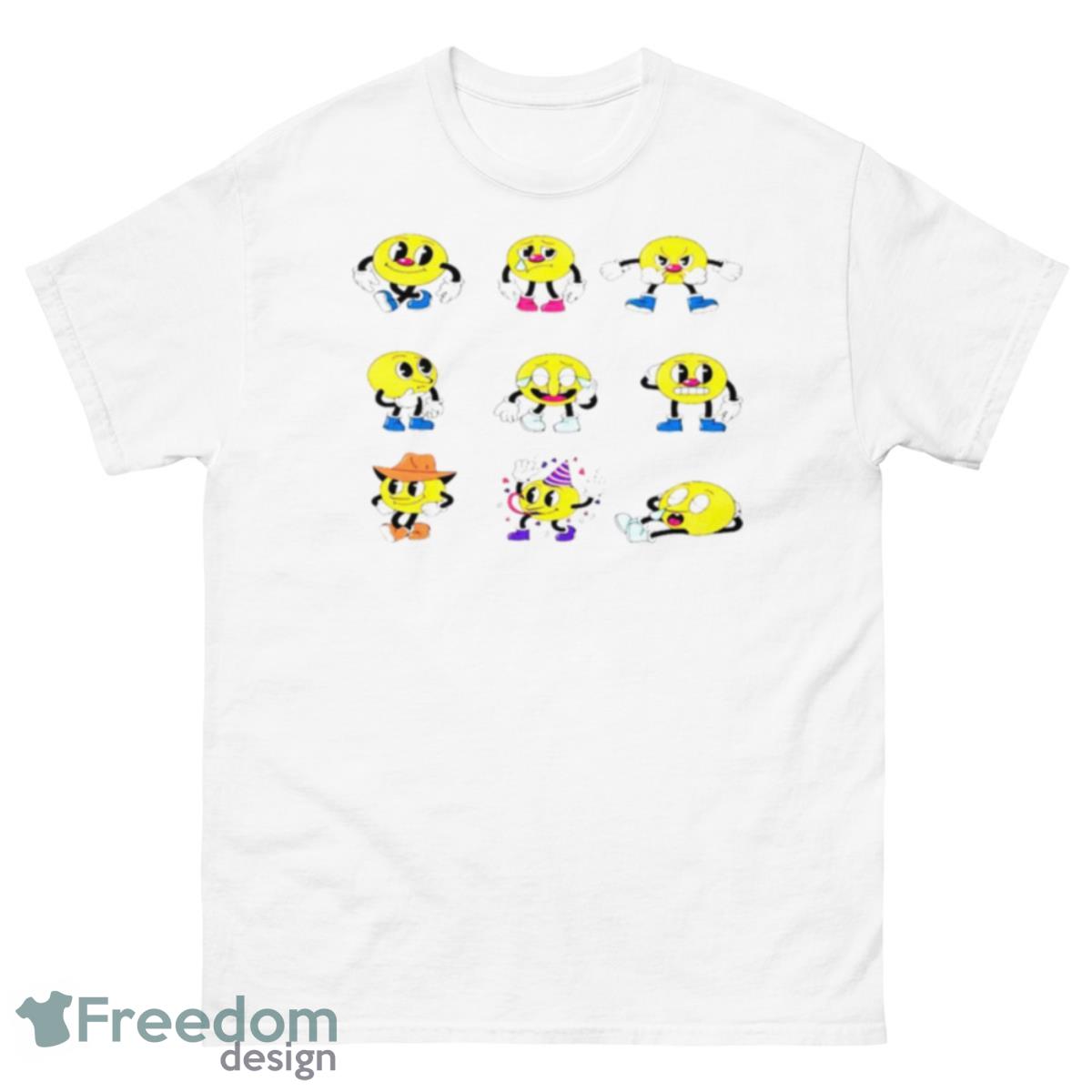 Emojis Cartoon Shirt - 500 Men’s Classic Tee Gildan