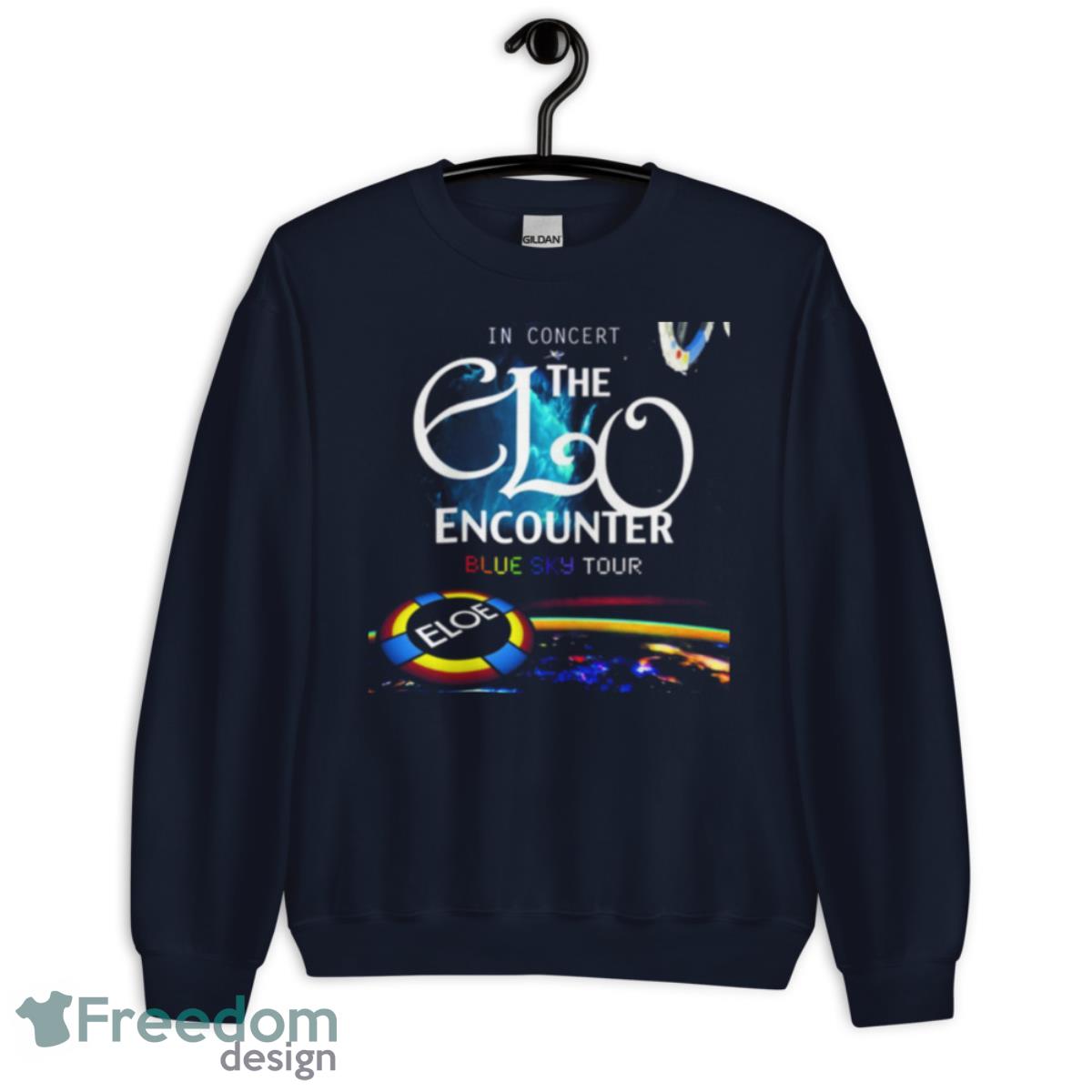 Encounter Jeff Tour Lynne Blue Sky 2023 Masgust shirt - Unisex Crewneck Sweatshirt-1