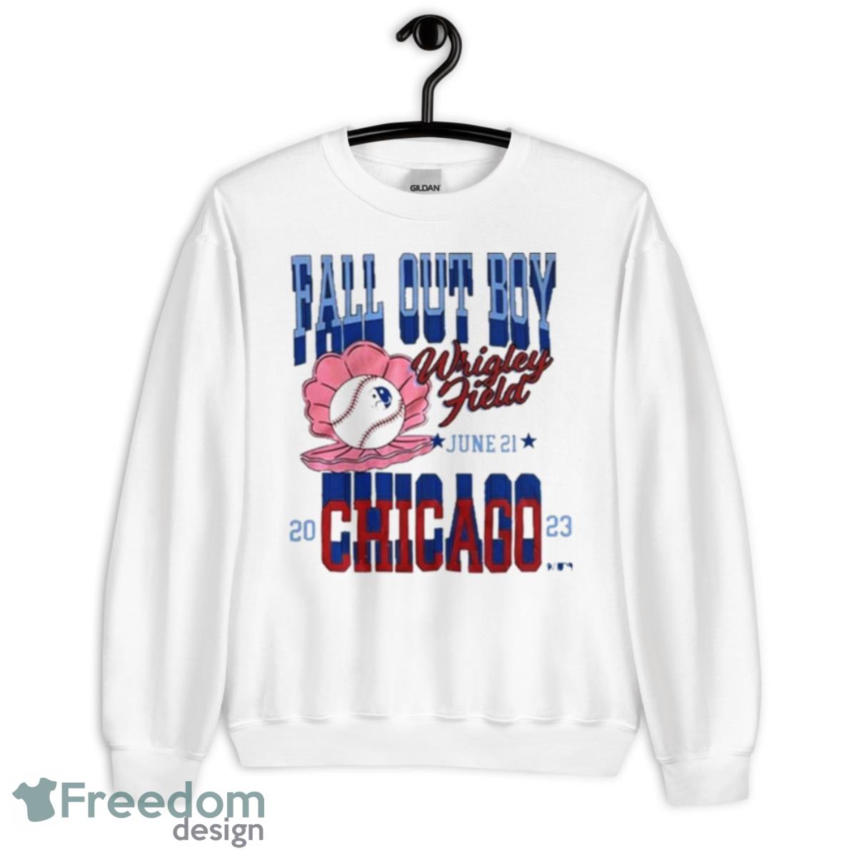 Grey Wrigley Field Crewneck Sweatshirt