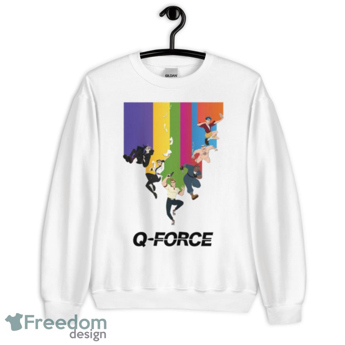 Famous Q Force Anime Series Shirt - Unisex Heavy Blend Crewneck Sweatshirt