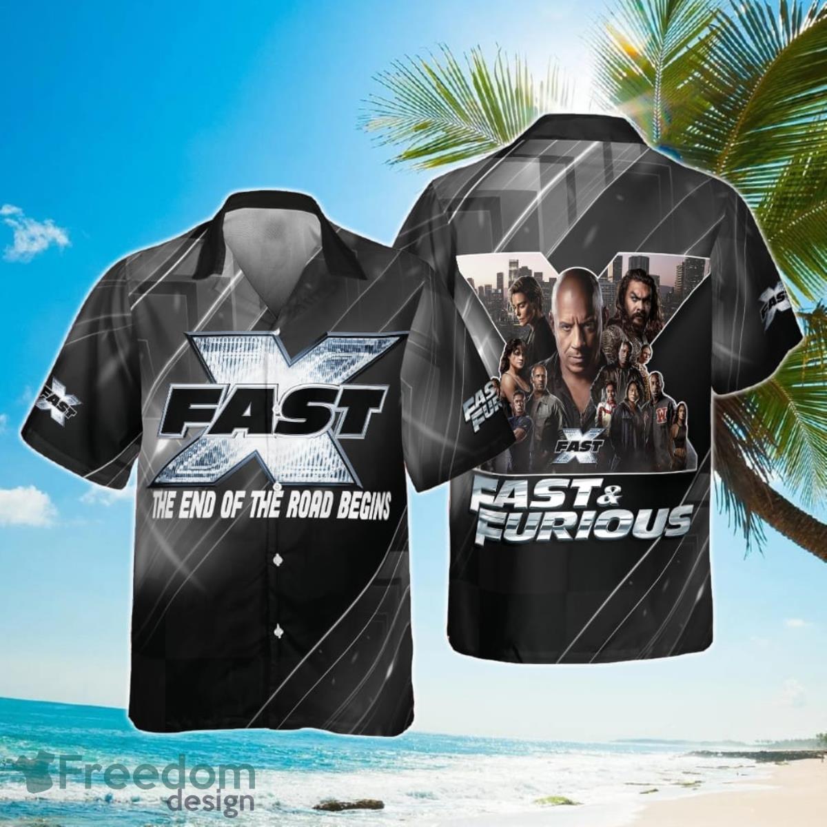 Fast And Furious X The End Of The Road Begin Hawaiian Shirt Product Photo 1