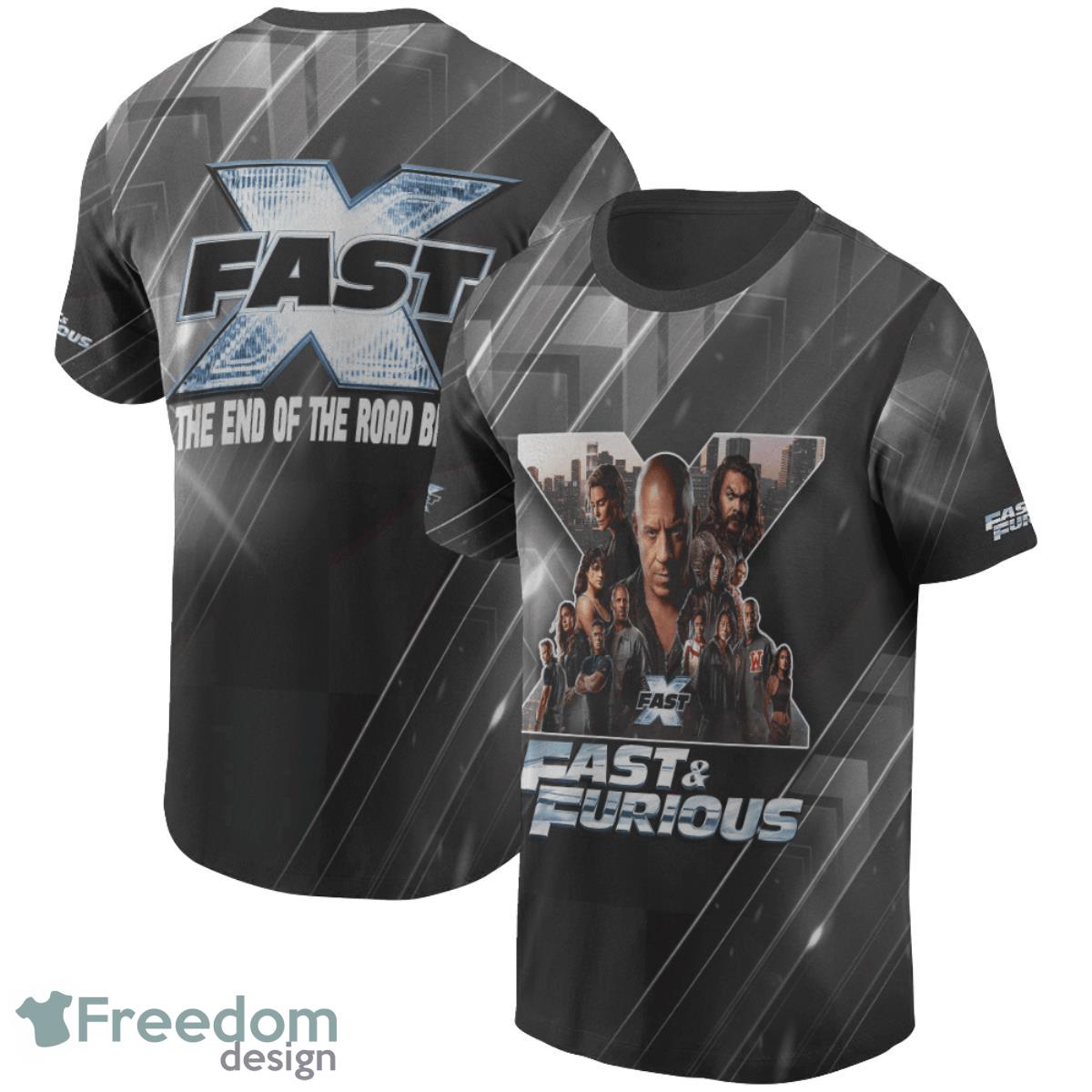 Fast And Furious X The End Of The Road Begins 2023 3D Shirt Product Photo 1