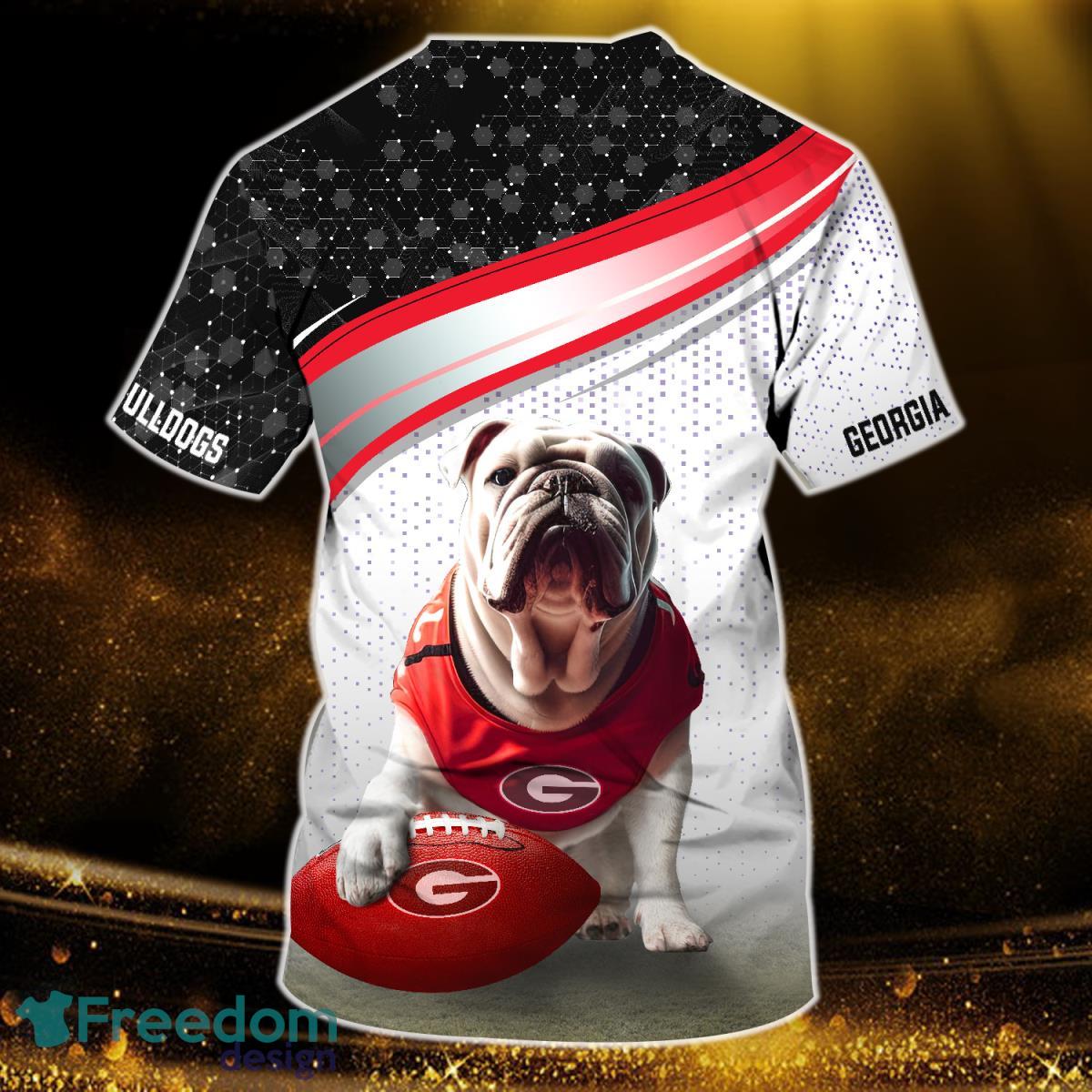 FBS Georgia Bulldogs Personalized Name 3D Tshirt Ideal Gift For Fans Product Photo 2