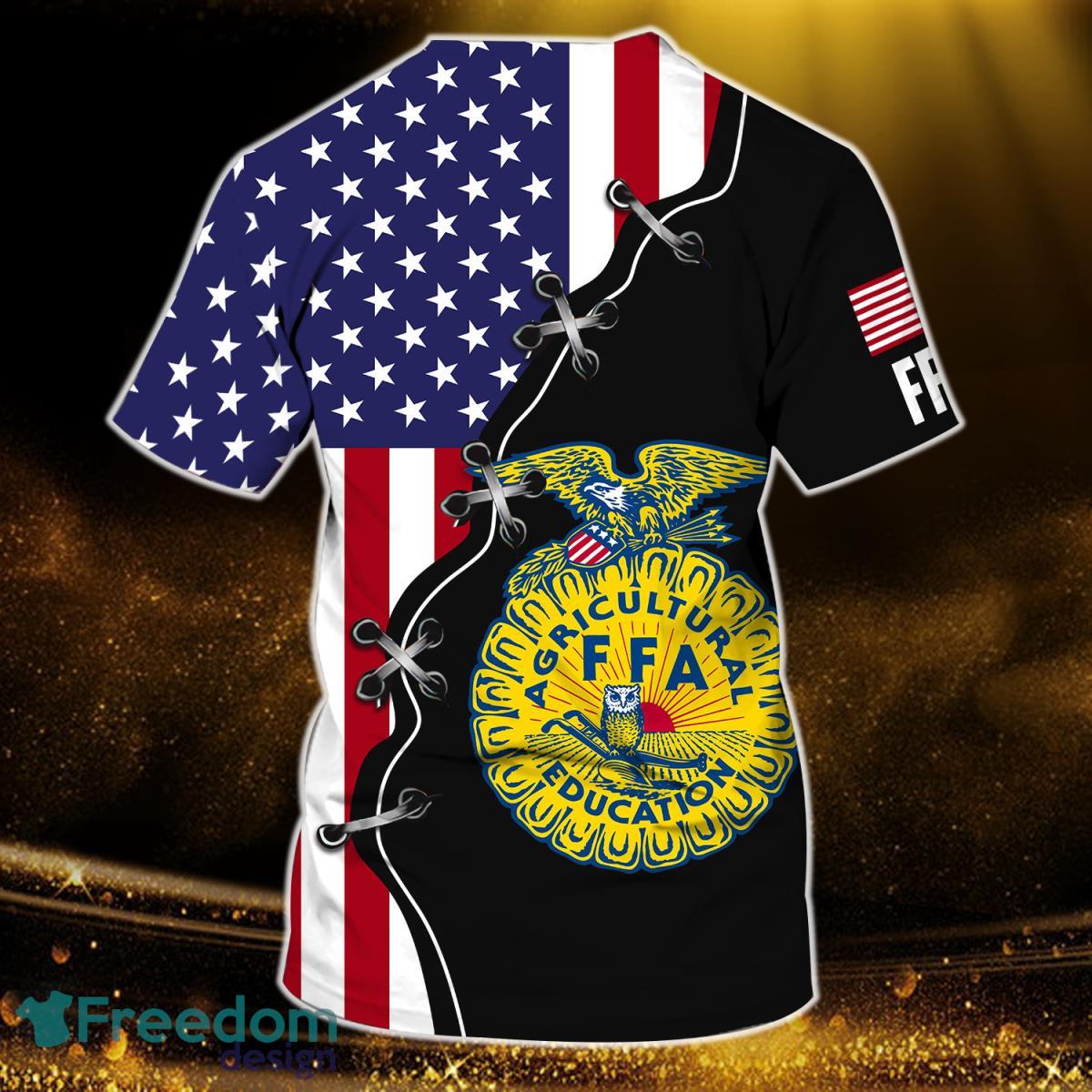 FFA Personalized Name 3D Tshirt Product Photo 2