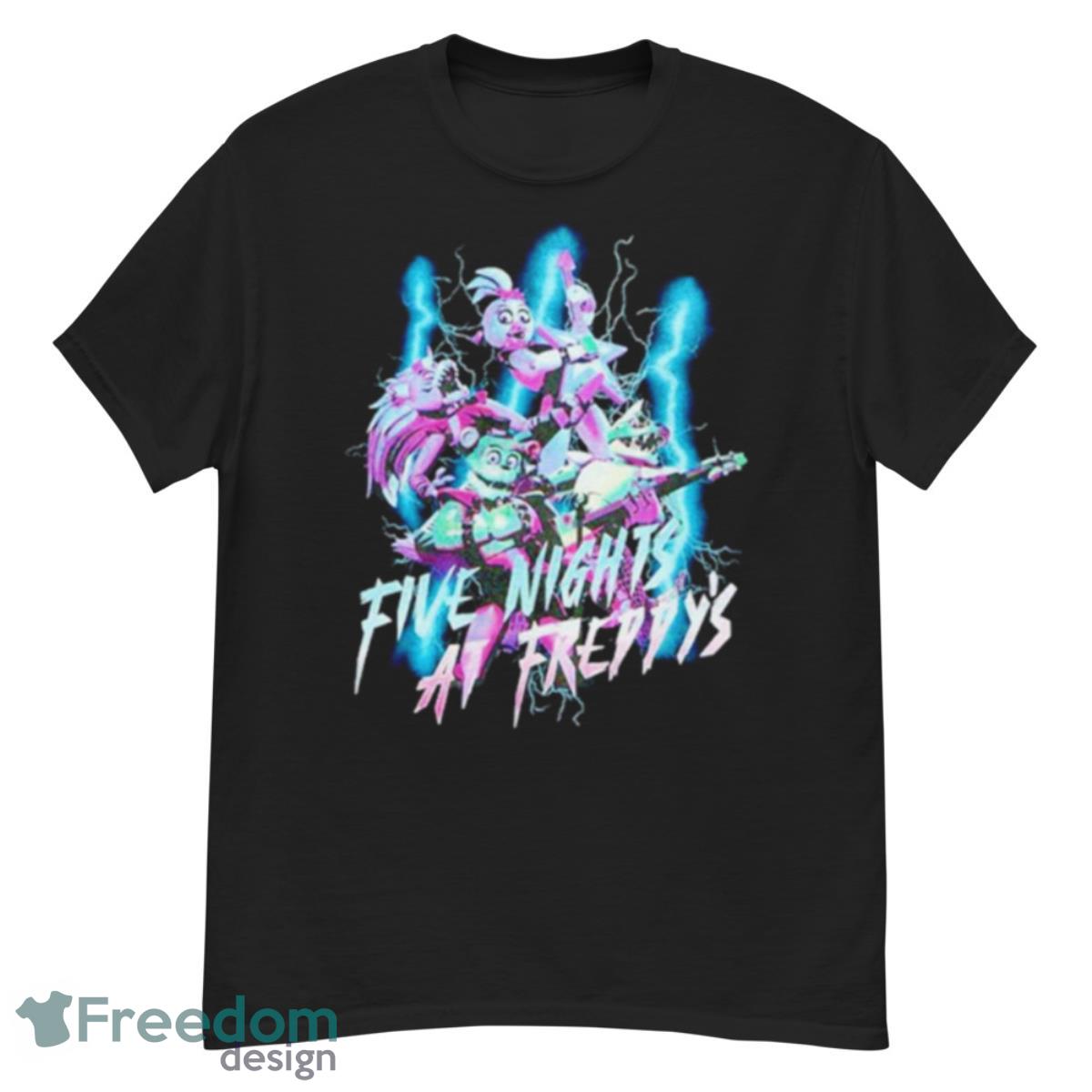Five Nights At Freddy’s Security Breach Glow In The Dark Lightning Shirt - G500 Men’s Classic T-Shirt