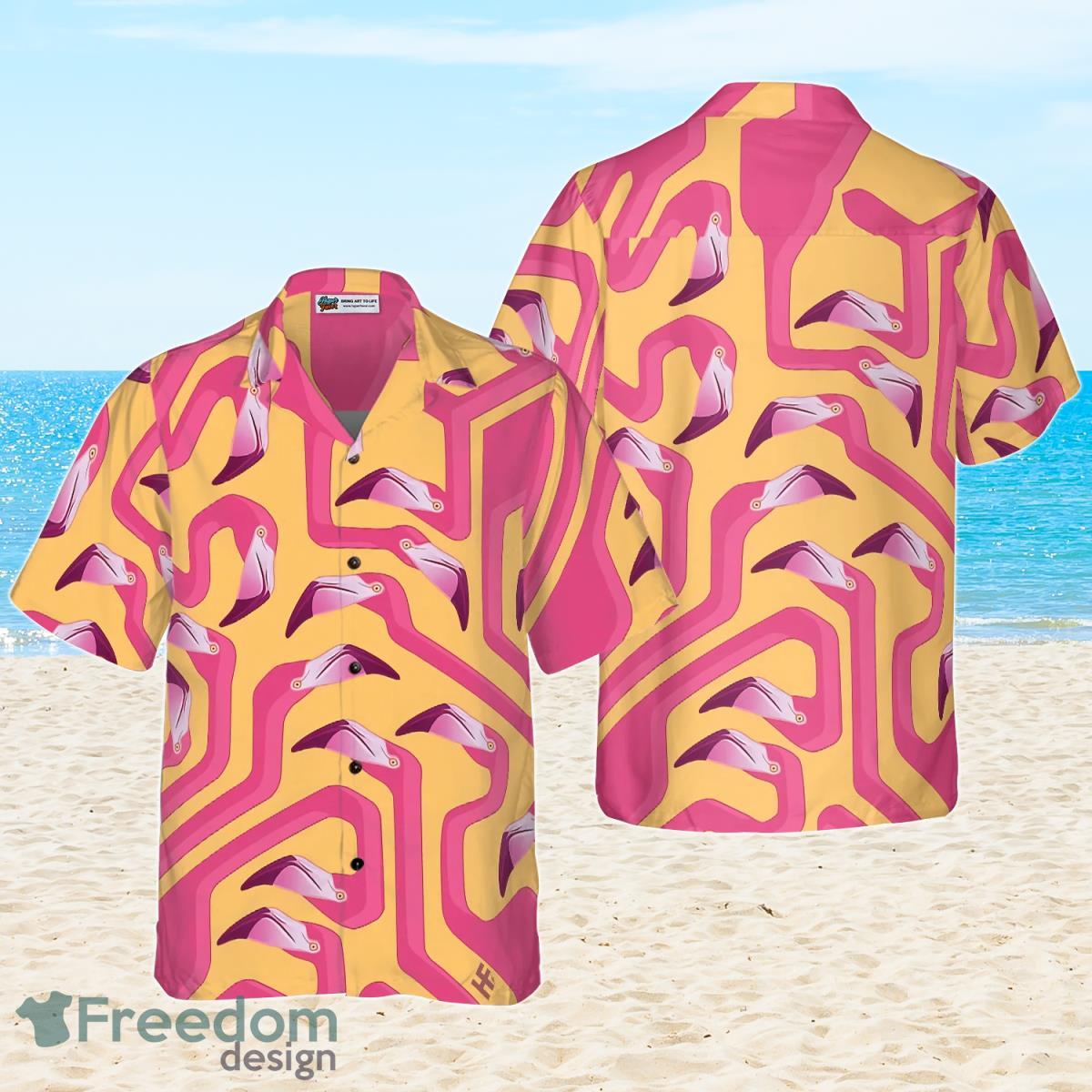 Flamingo Hawaiian Shirt Unique Style For Men And Women Product Photo 1