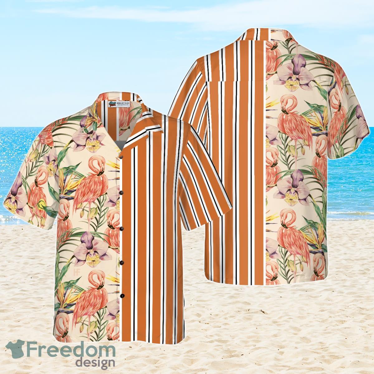 Floral Flamingo Retro Vintage Hawaiian Shirt Best Style For Men And Women Product Photo 1