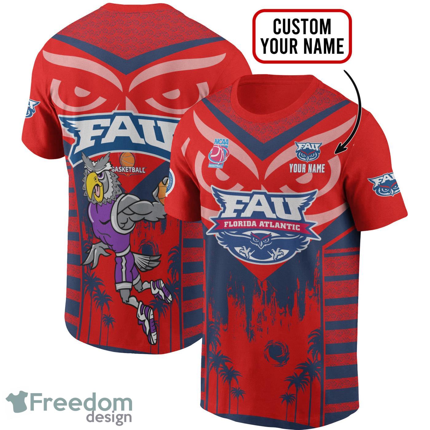 Florida Atlantic Owls National Collegiate Athletic Association 2023 Unisex Personalized Shirt For Real Fans Product Photo 1