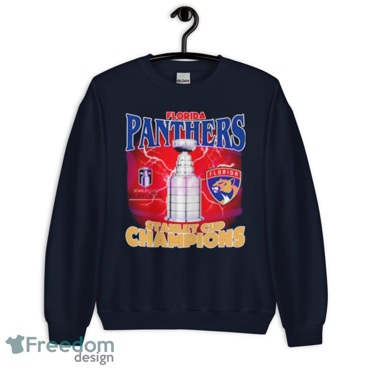 Florida Panther 2023 NHL Stanley Cup National Champions Shirt - Unisex Crewneck Sweatshirt-1
