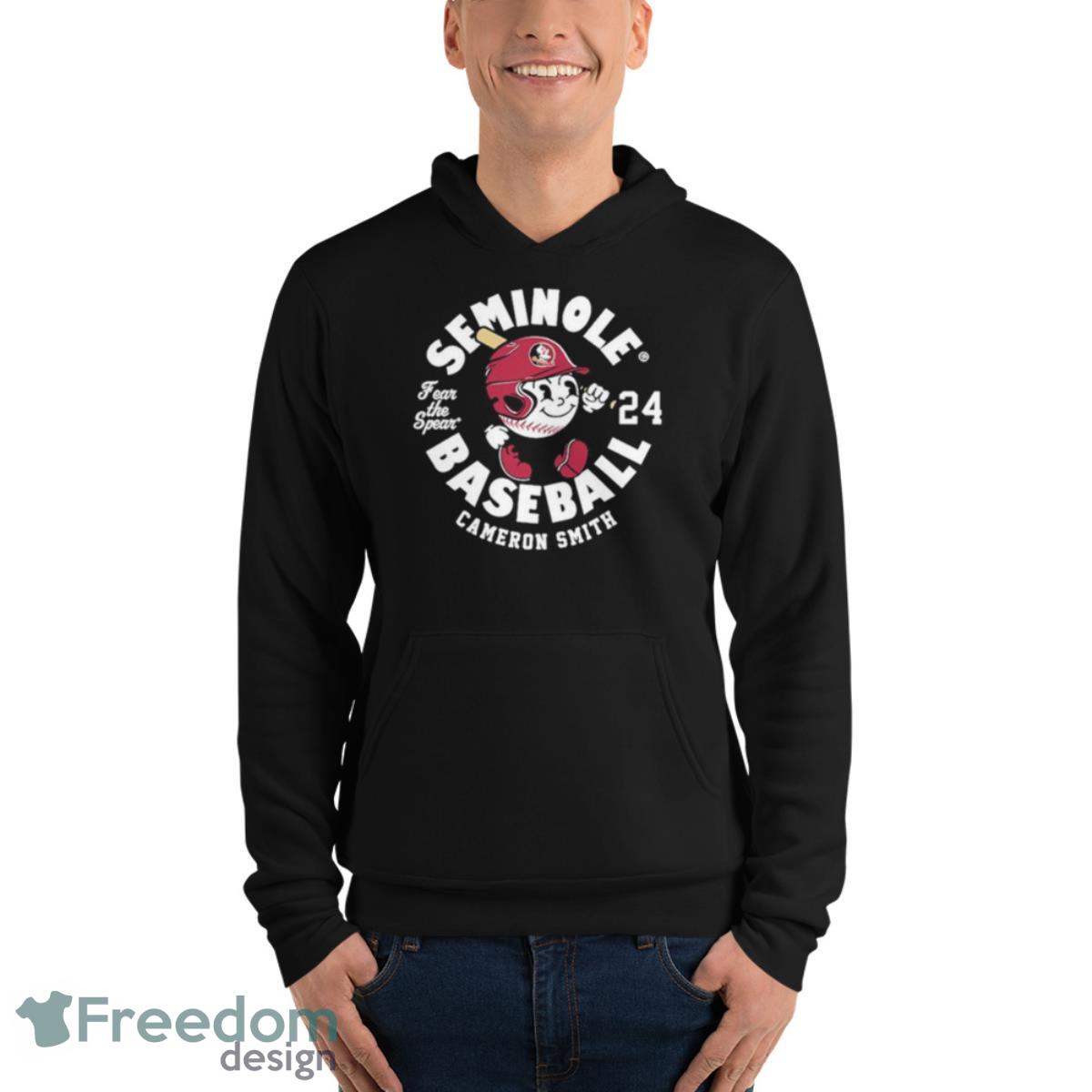 Florida State Seminoles Cameron Smith 2023 NCAA Baseball Shirt image Florida State Seminoles Cameron Smith 2023 NCAA Baseball Shirt - Unisex Fleece Pullover Hoodie