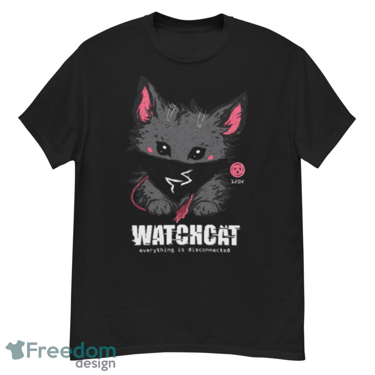 Fluffy Hacker Cat Watch Dogs Shirt - G500 Men’s Classic T-Shirt