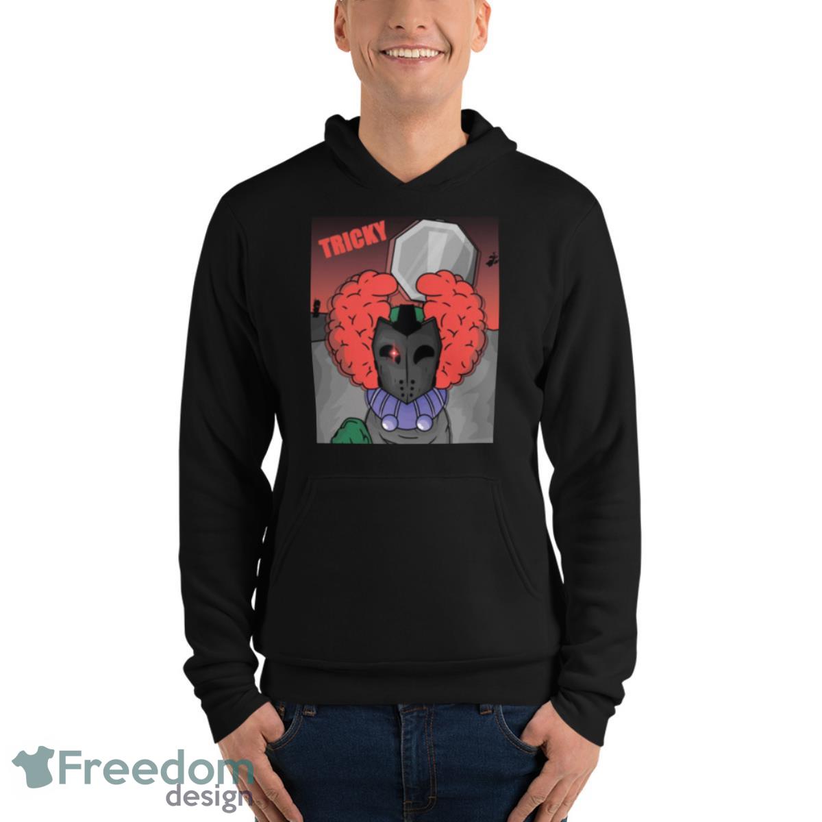 Fnf Madness Combat Tricky Demon Art Shirt - Unisex Fleece Pullover Hoodie Fnf Madness Combat Tricky Demon Art Shirt - Unisex Fleece Pullover Hoodie