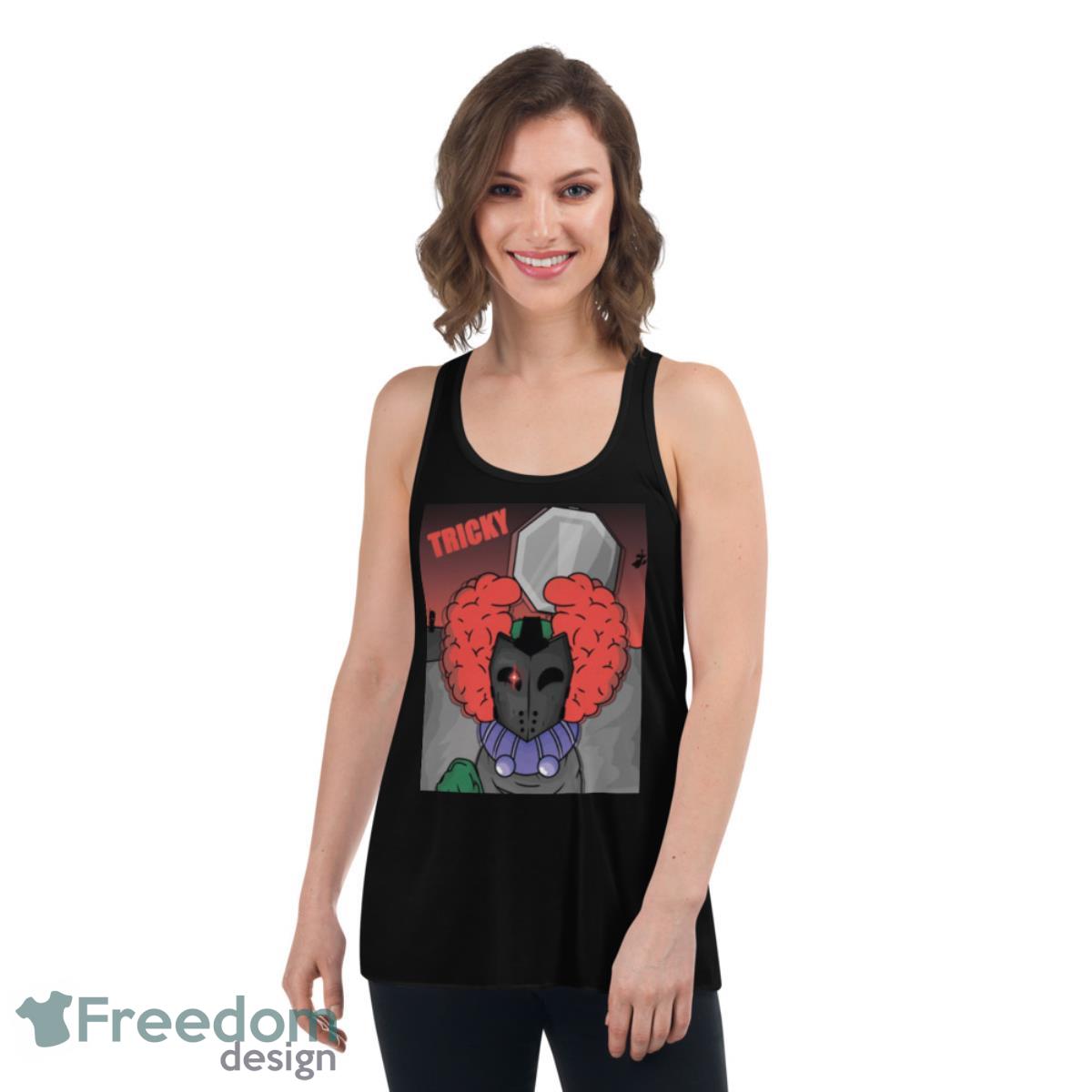 Fnf Madness Combat Tricky Demon Art Shirt - Womens Flowy Racerback Tank Fnf Madness Combat Tricky Demon Art Shirt - Womens Flowy Racerback Tank