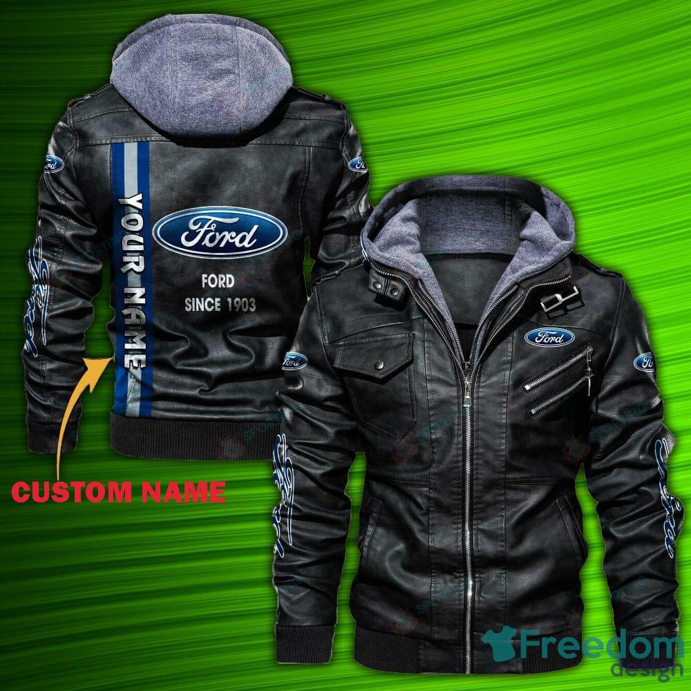 ford racing leather jacket