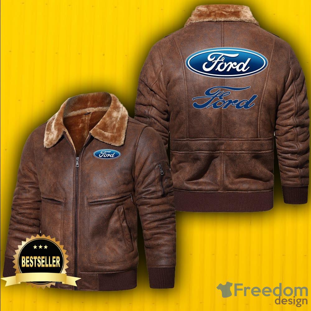 ford racing leather jacket