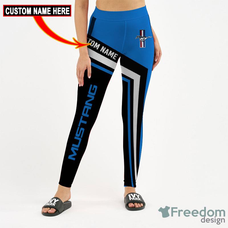 Ford Mustang Skull 3D Full Printing Custom Name Leggings And Hollow Tank - Ford Mustang Skull 3D Hollow tank Leggings Full Printing Custom Name_9