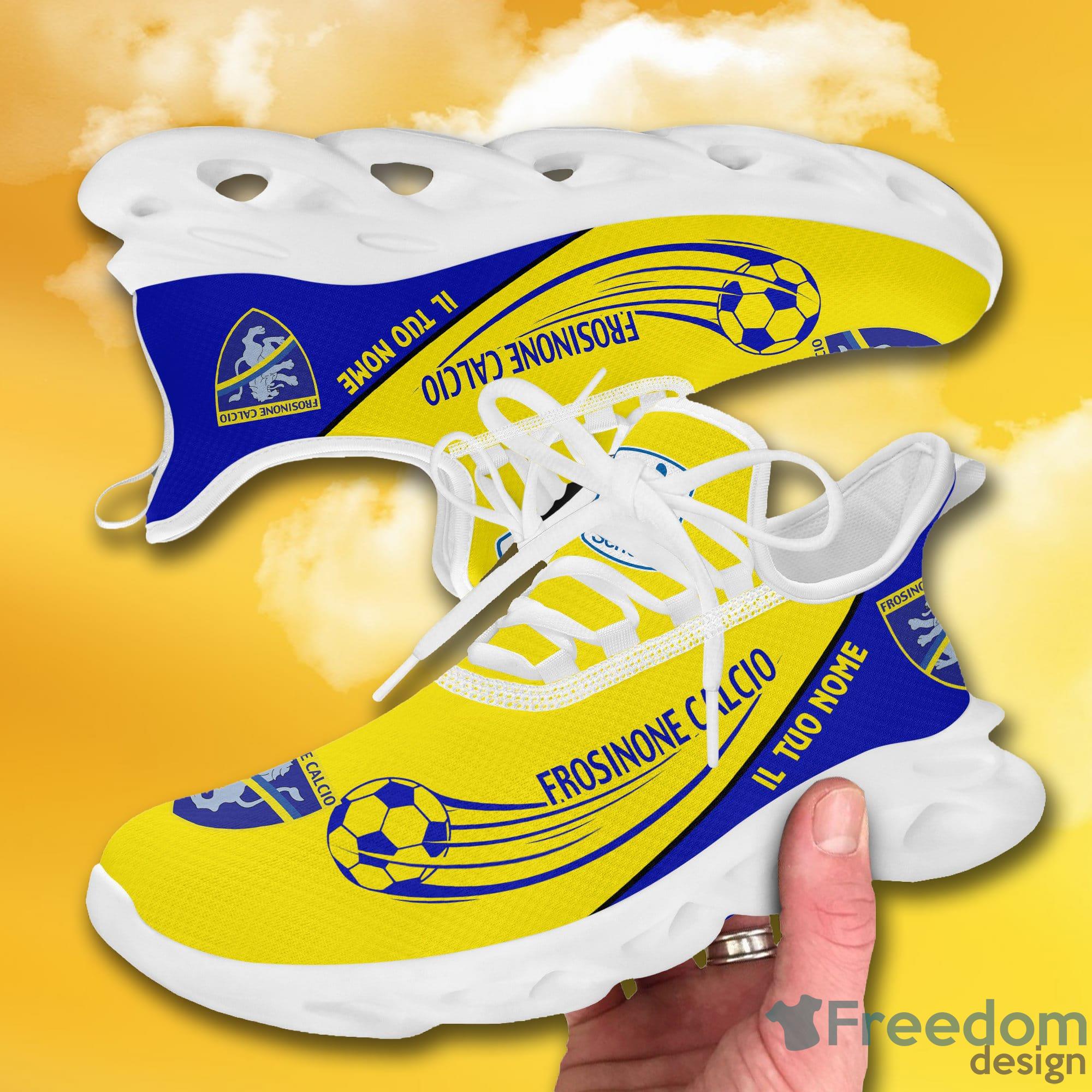 Frosinone Calcio Serie A Custom Name Serie B Football Max Soul Shoes image Frosinone Calcio Serie A Custom Name Serie B Football Max Soul Shoes - Frosinone Calcio_4