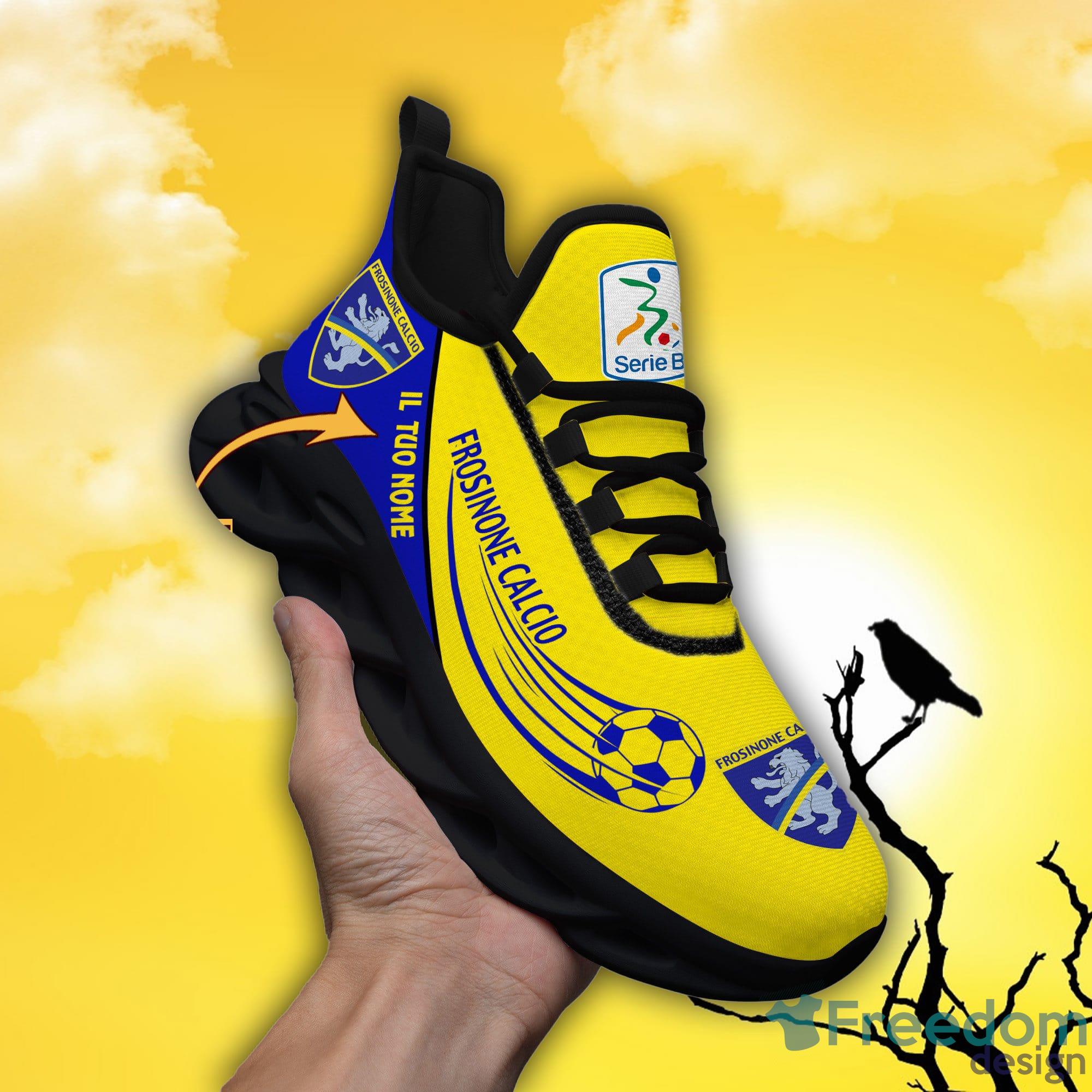 Frosinone Calcio Serie A Custom Name Serie B Football Max Soul Shoes - Frosinone Calcio_5 Frosinone Calcio Serie A Custom Name Serie B Football Max Soul Shoes - Frosinone Calcio_5