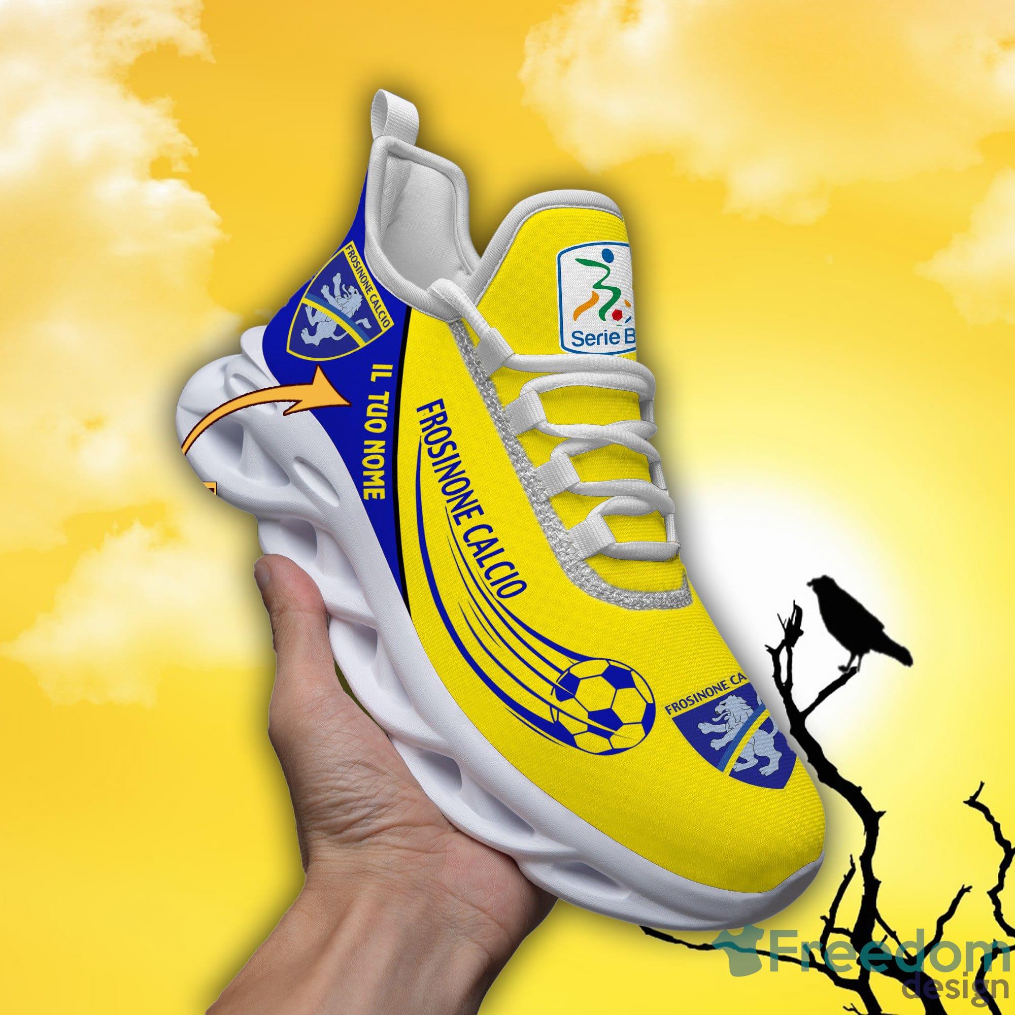 Frosinone Calcio Serie A Custom Name Serie B Football Max Soul Shoes - Frosinone Calcio_1 Frosinone Calcio Serie A Custom Name Serie B Football Max Soul Shoes - Frosinone Calcio_1
