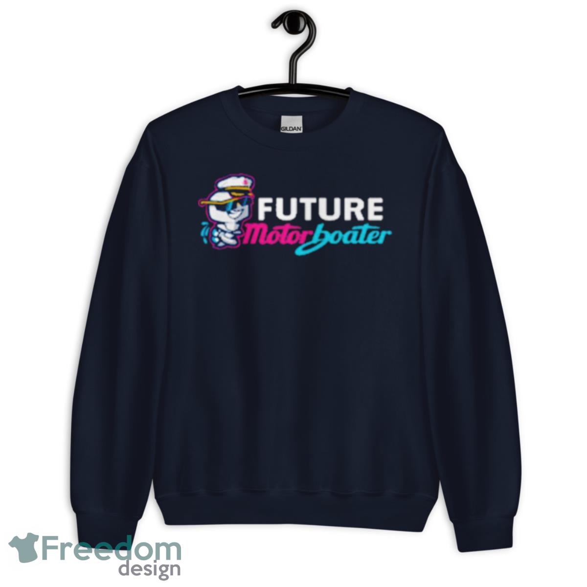 Future Motorboater Shirt - Unisex Crewneck Sweatshirt-1