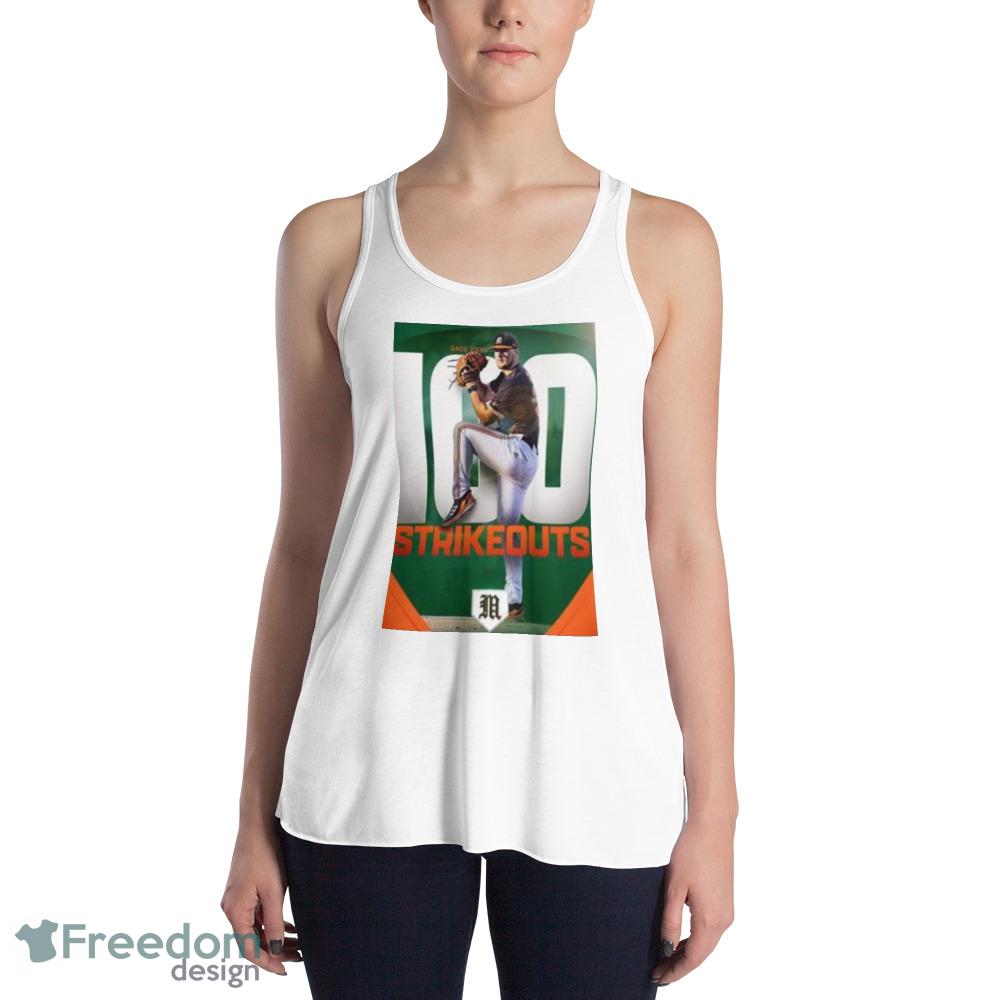 Gage Ziehl 100 Strikeouts With Miami Hurricanes Baseball shirt -  Freedomdesign